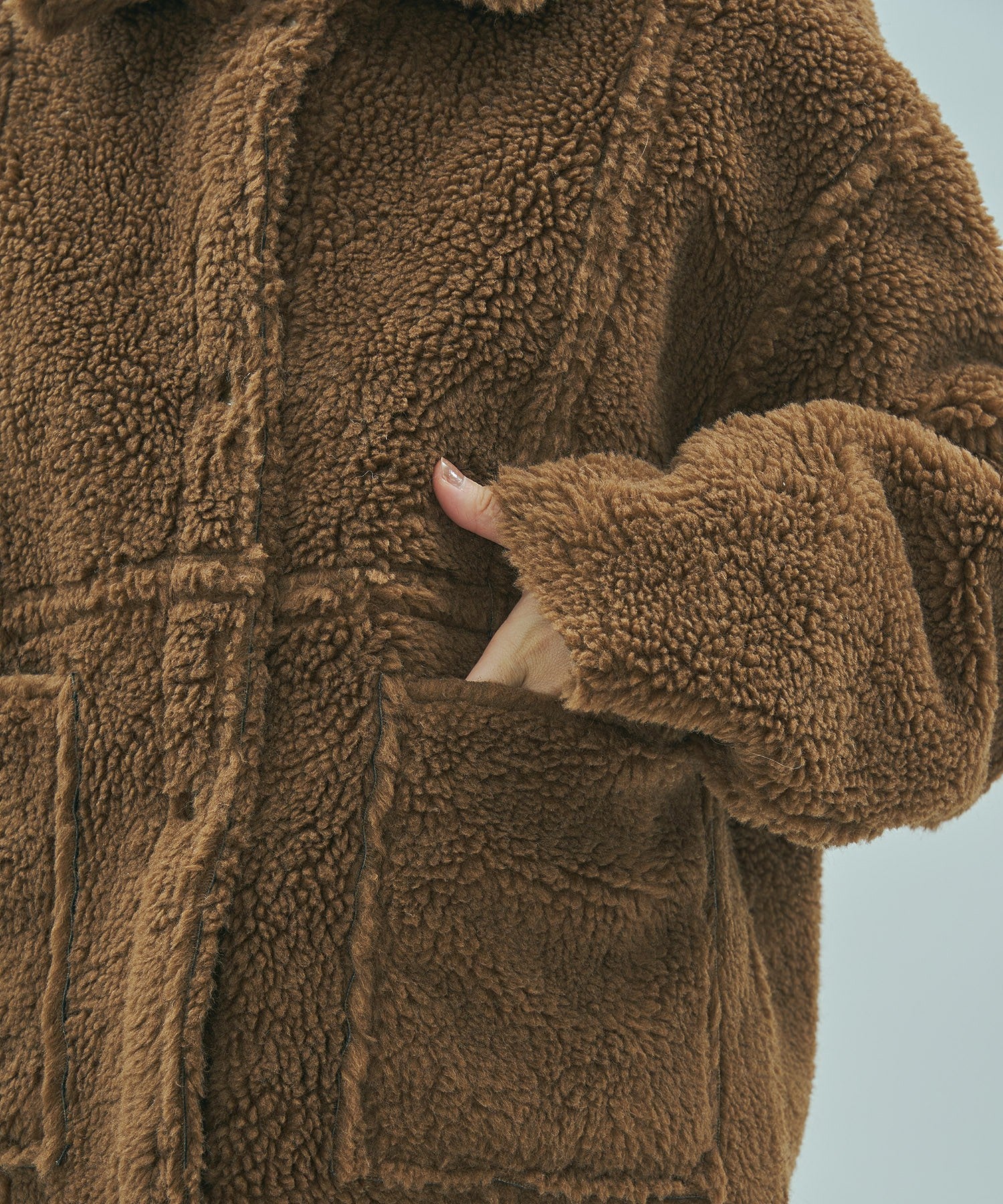 FAUX MOUTON ２WAY JACKET