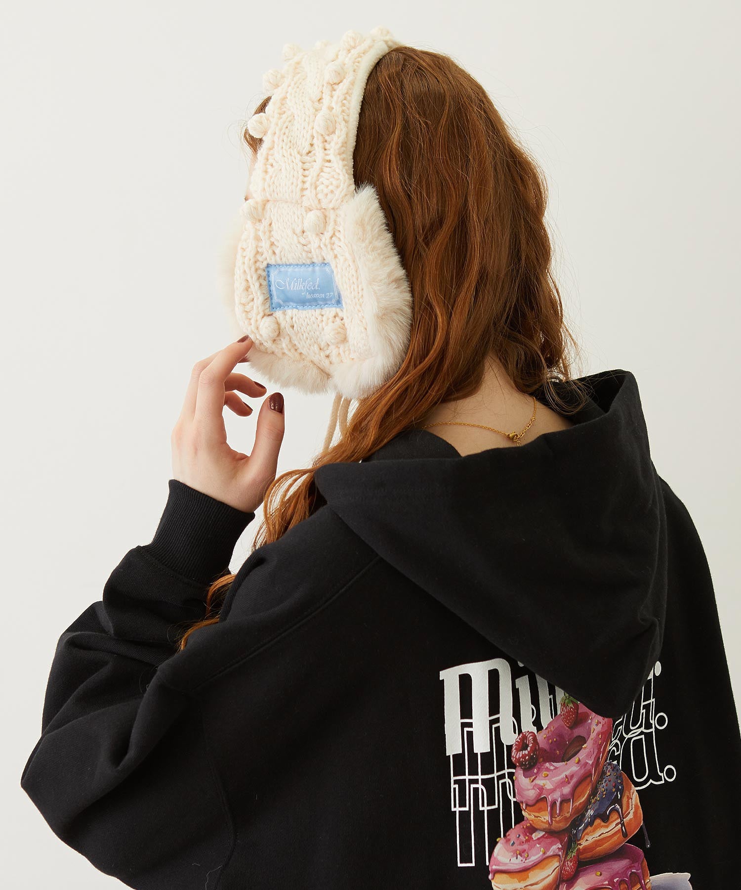 CABLE KNIT EARMUFFS