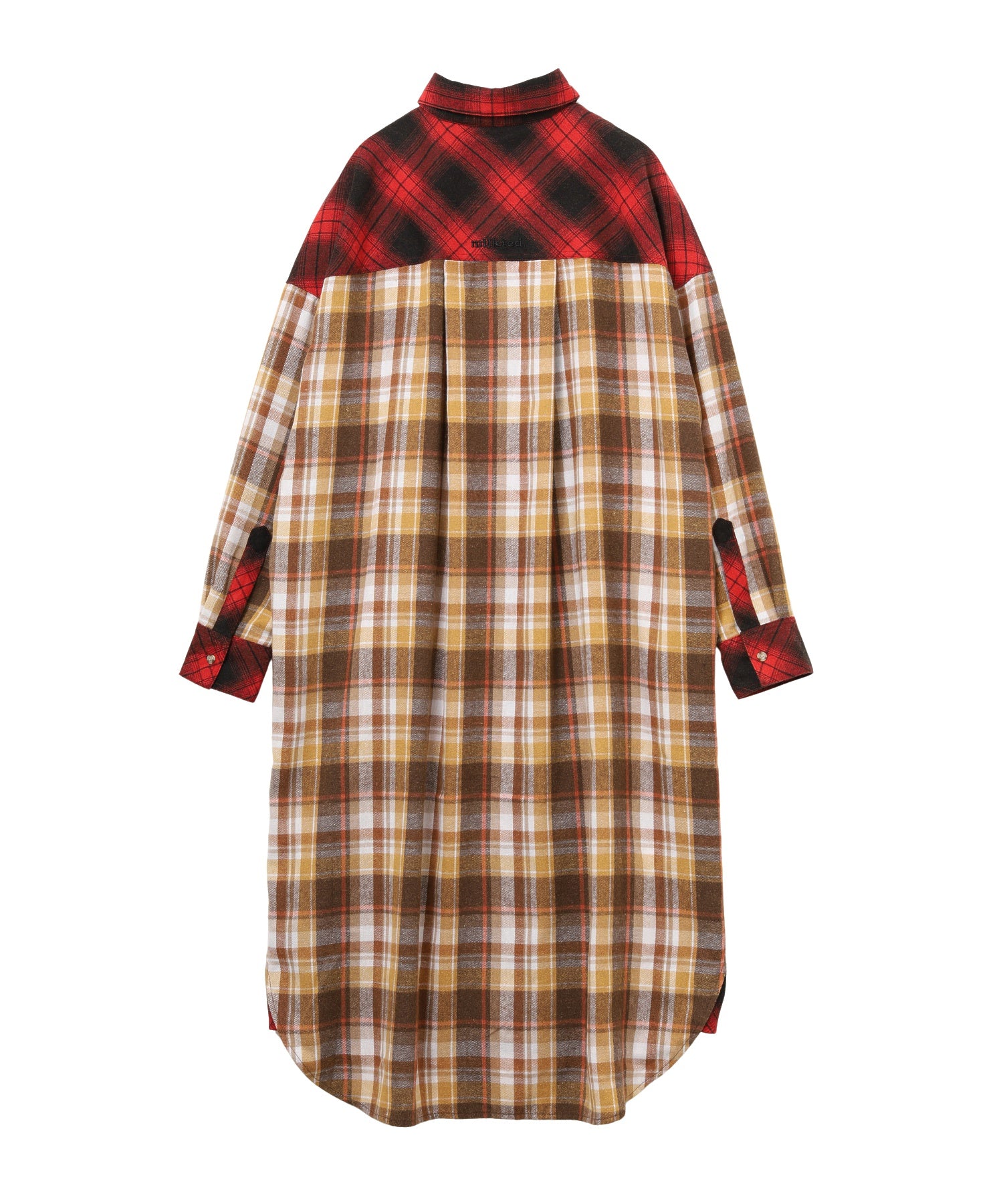 WASHED PANEL SHIRT DRESS