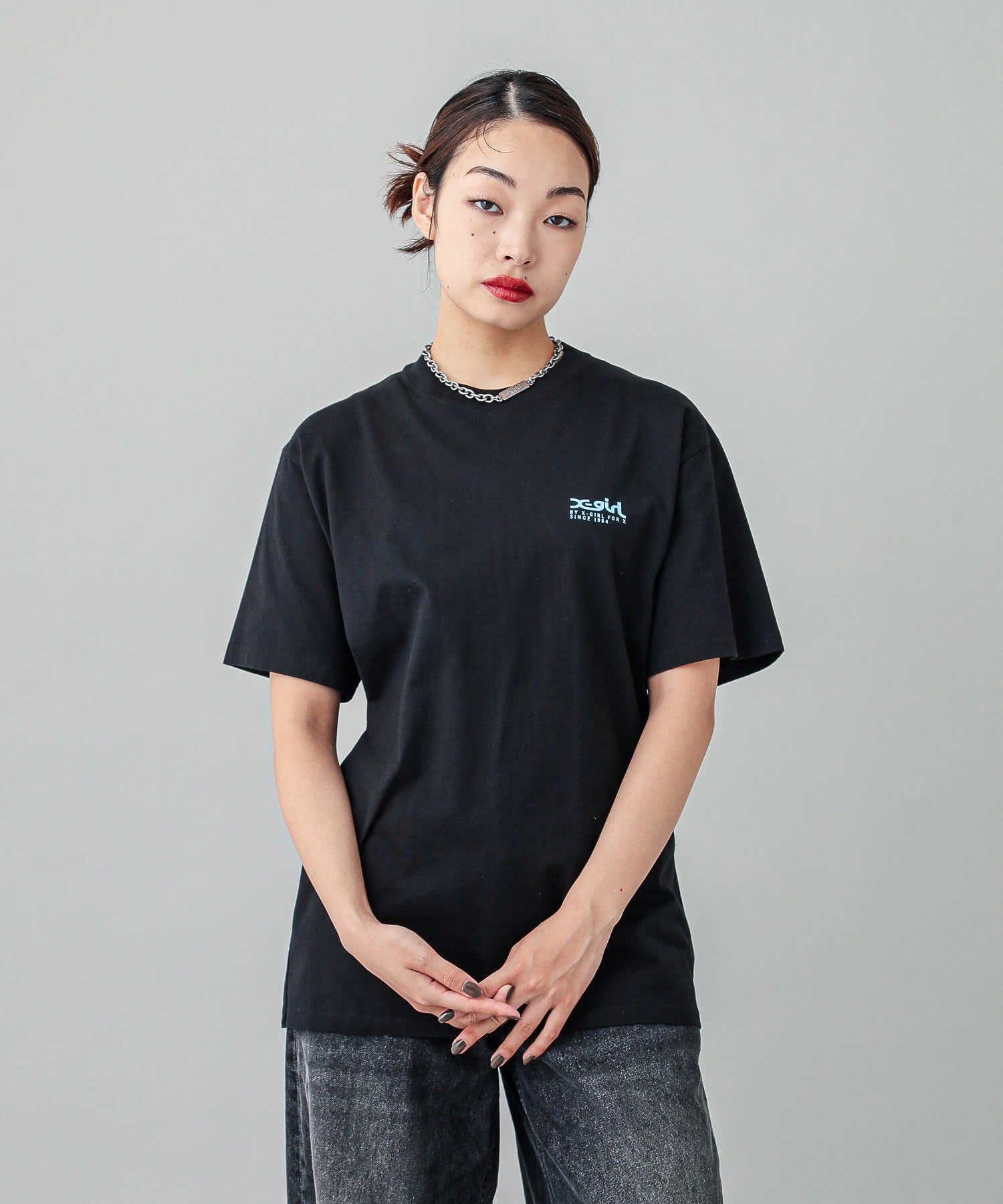 X-girl VARIOUS LOGOS S/S TEE