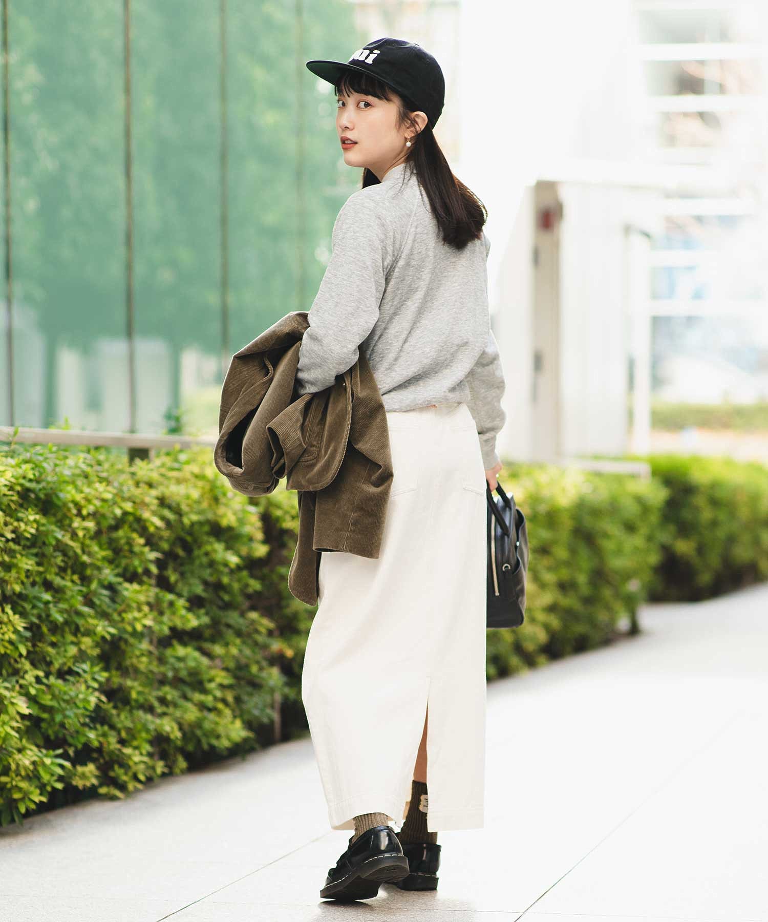 DENIM LONG SKIRT