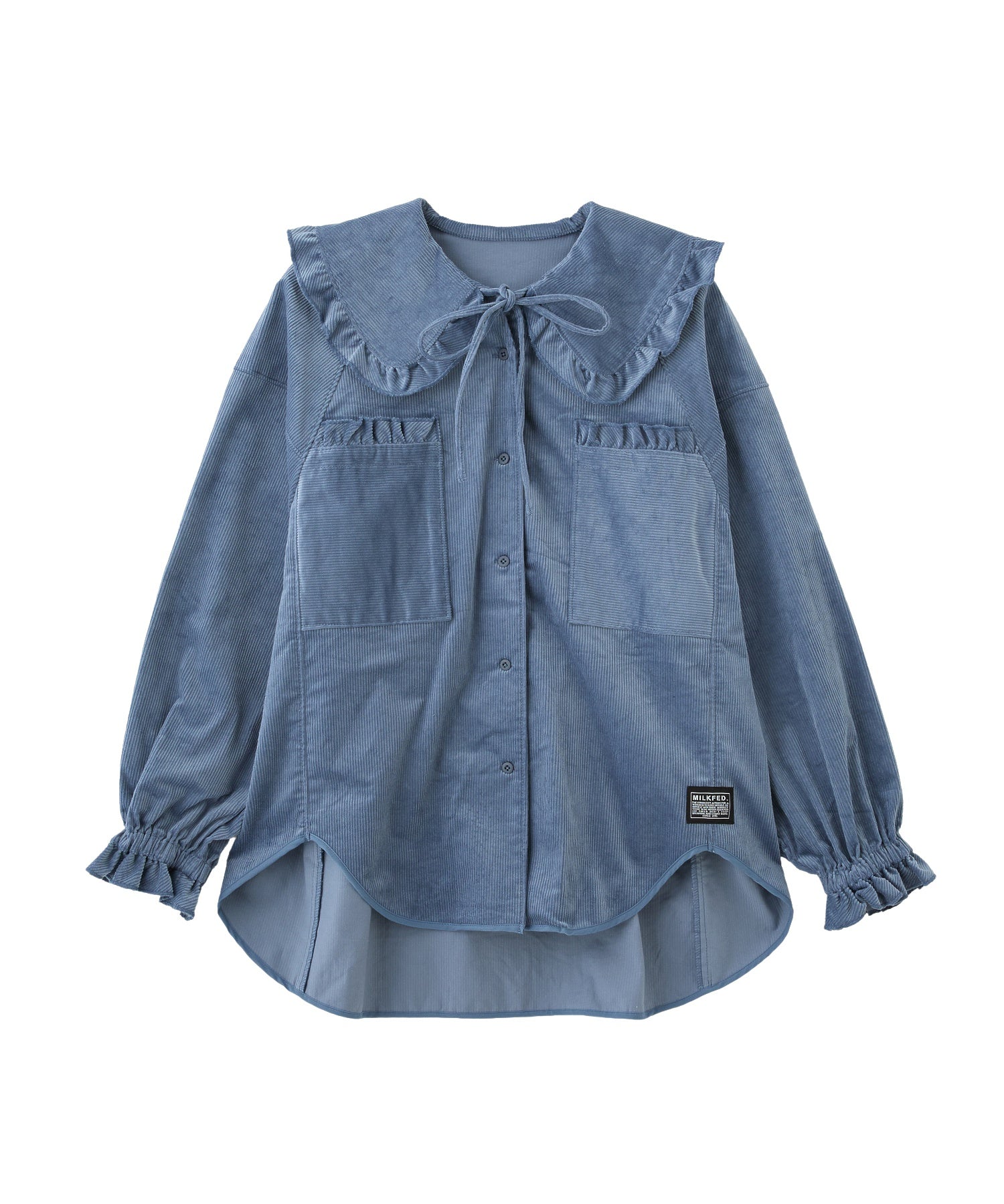 BIG COLLAR CORDUROY SHIRT