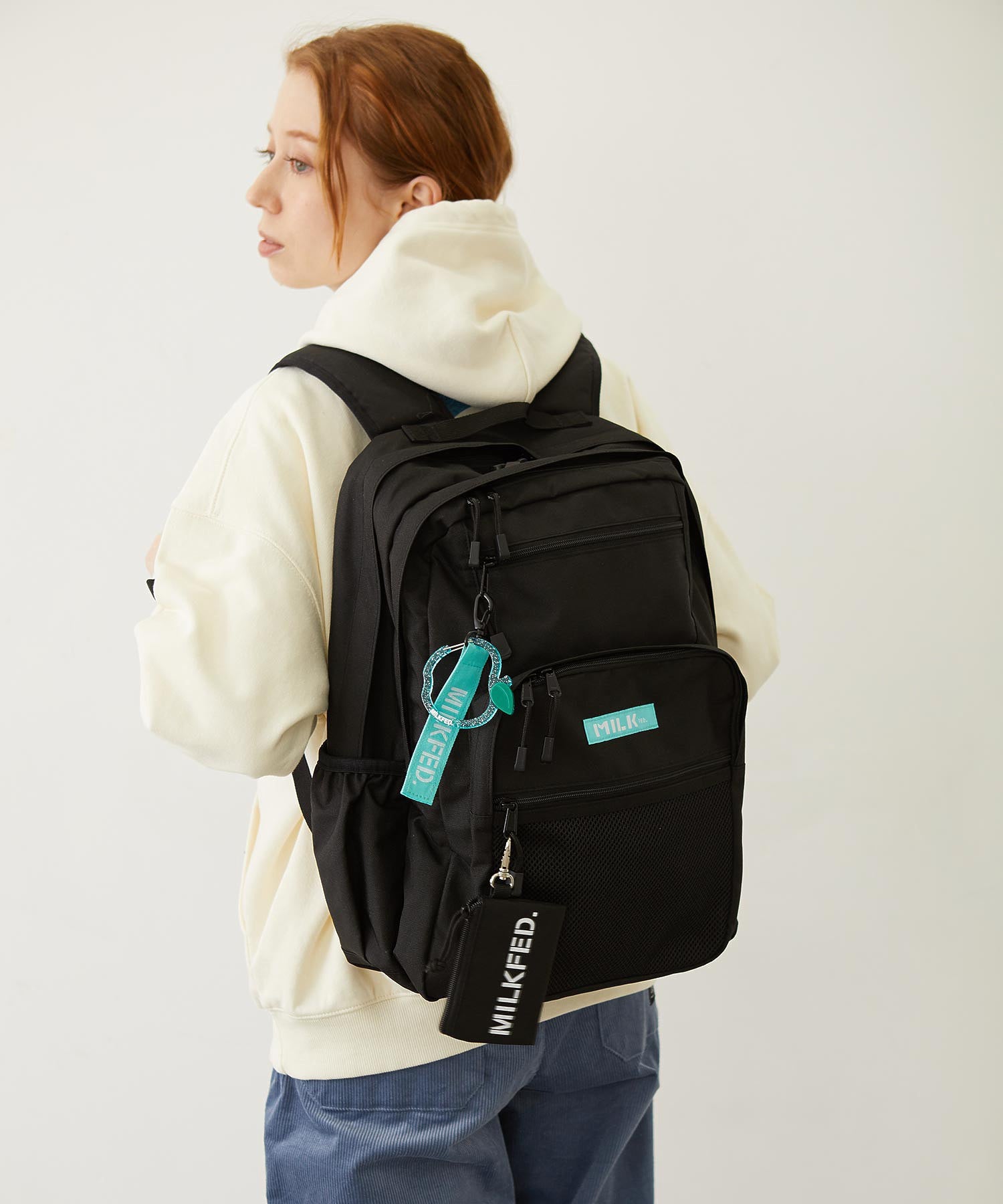 W ZIP BACKPACK LtGREEN