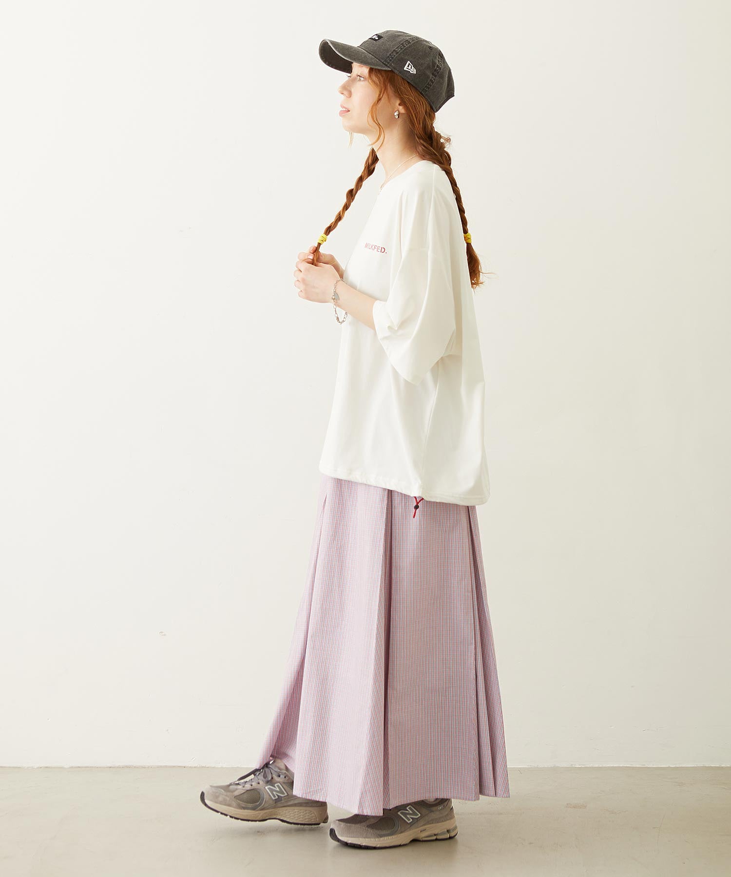 MILKFED. DRAWSTRING BIG S/S TEE