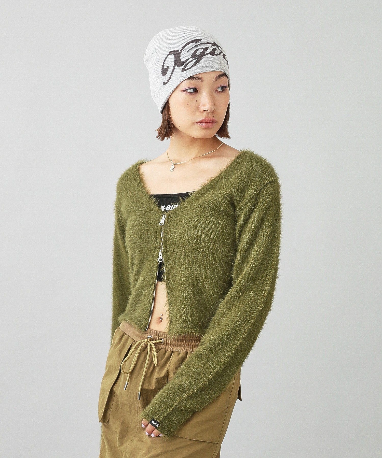 SHAGGY KNIT CARDIGAN