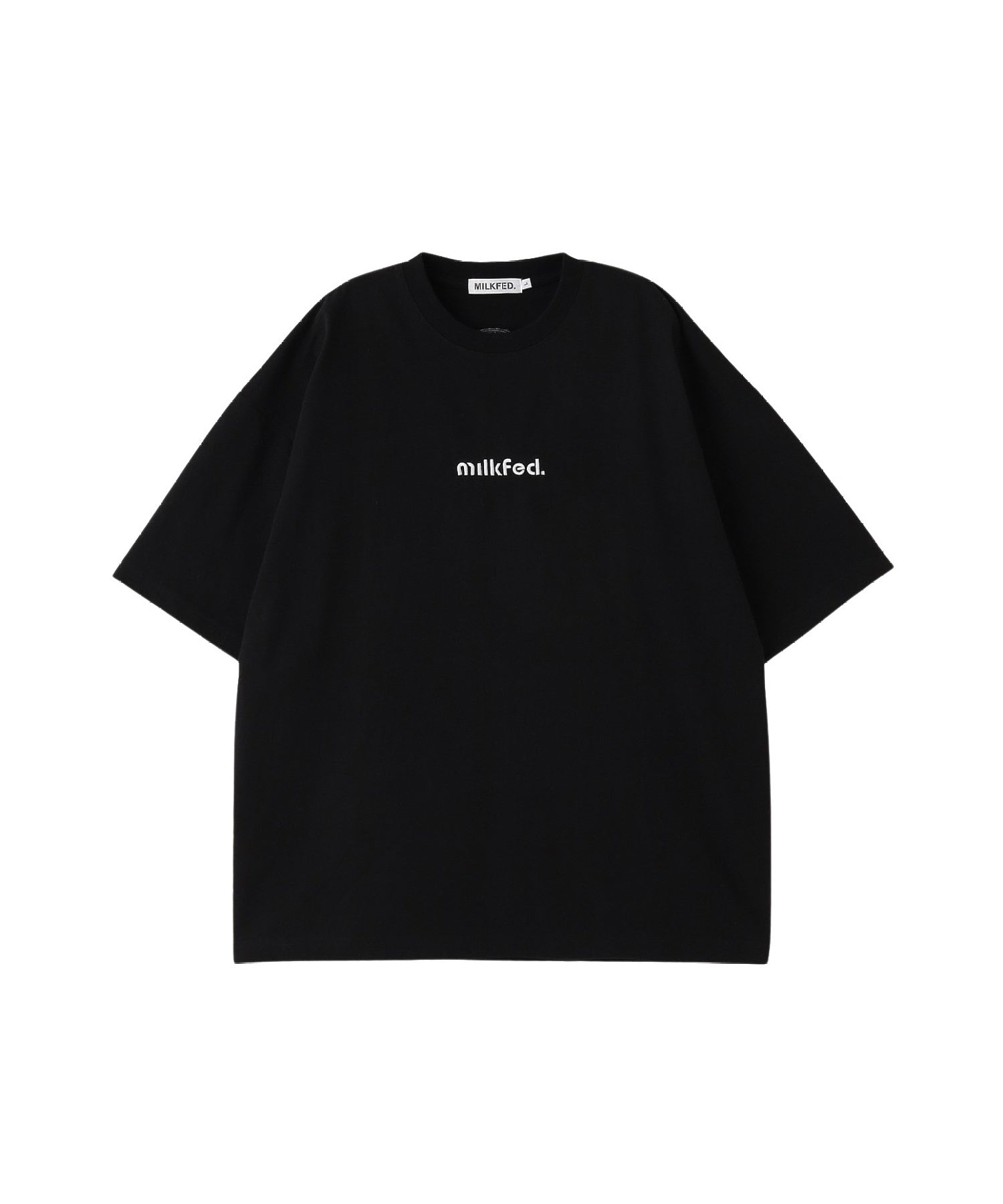 CUT OUT LOGO GINGHAM FLOWER WIDE S/S TEE