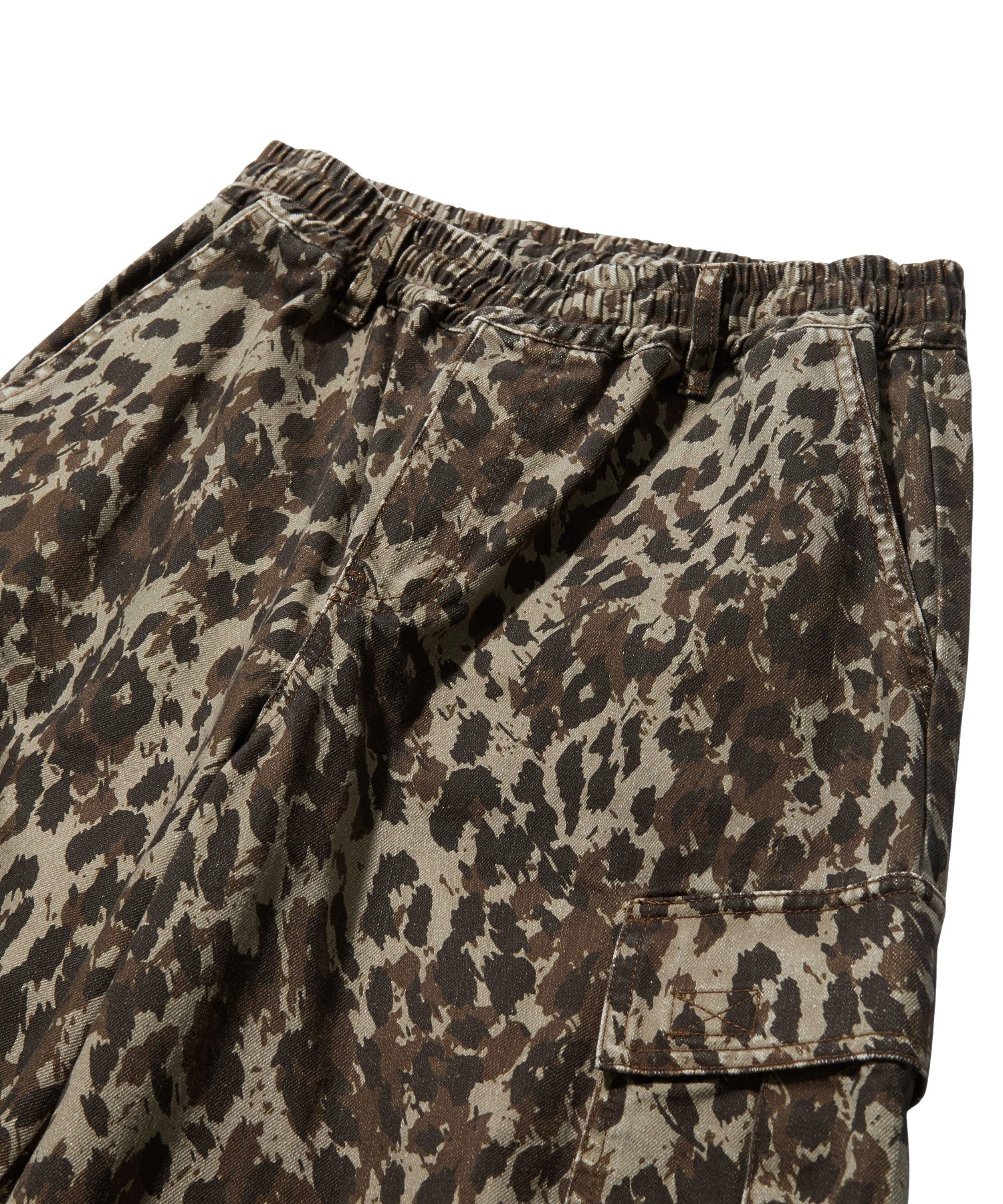 JERSEY MIX 2WAY WIDE LEG CARGO PANTS