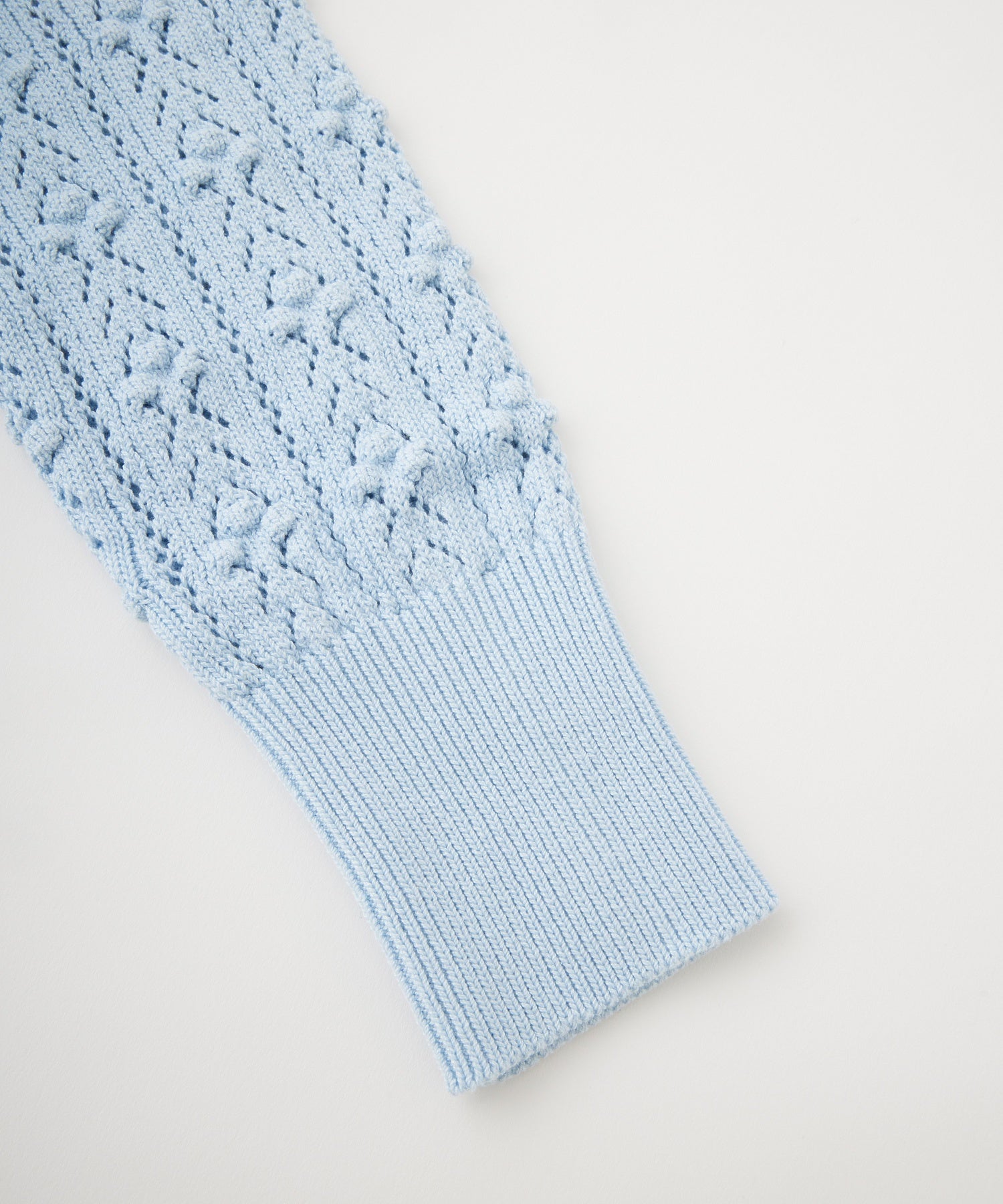 OPENWORK KNIT CARDIGAN