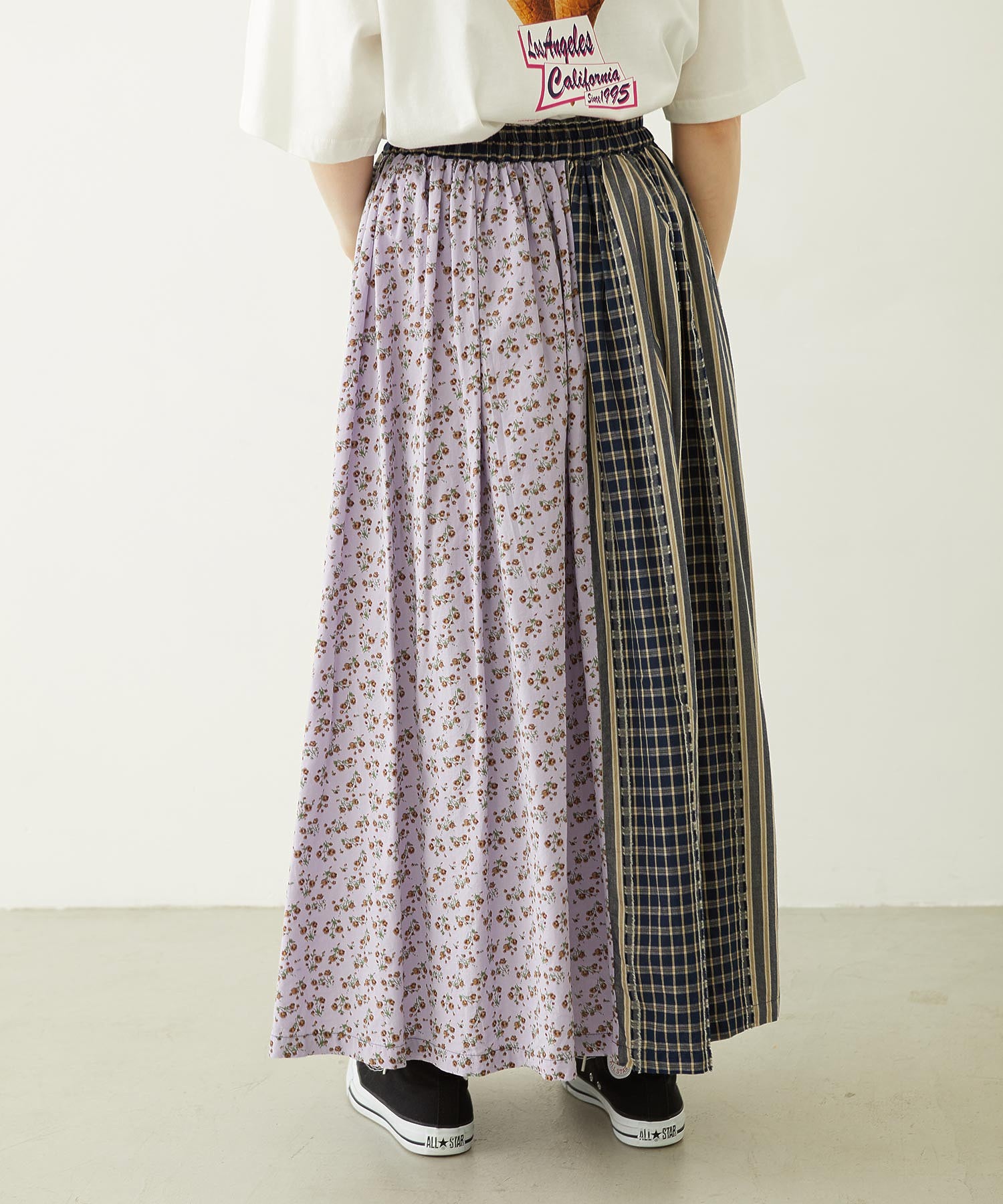 PATCHED LONG SKIRT