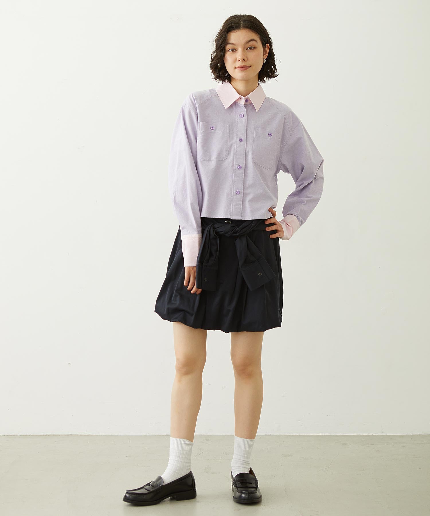 ACCENT COLLAR and CUFFS SHIRT