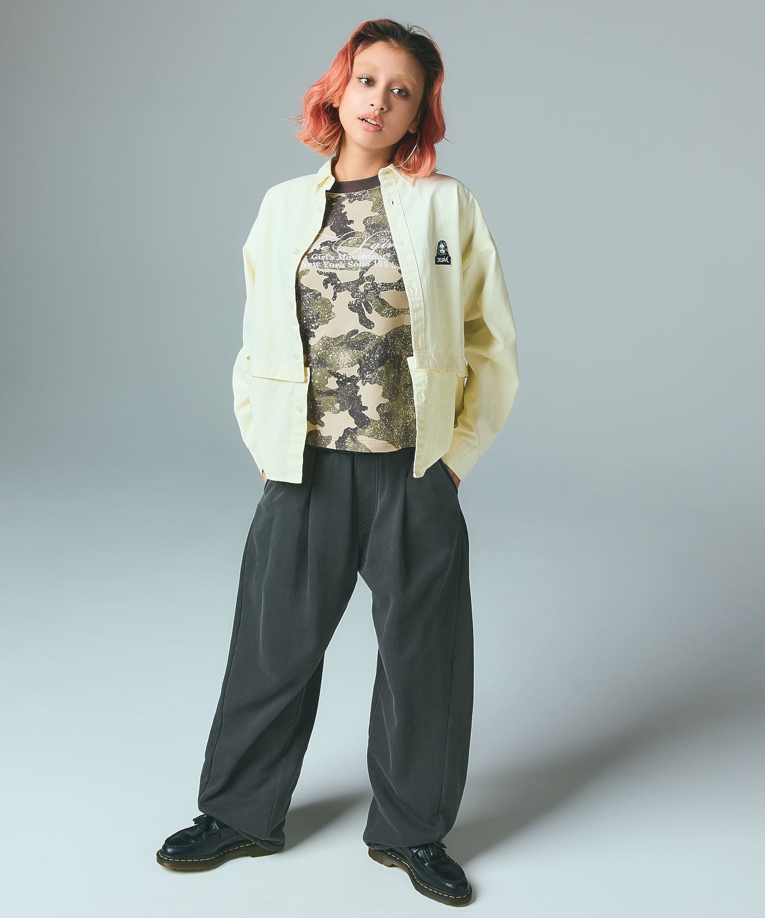 PIGMENT DYED SCRIPT LOGO SWEATPANTS