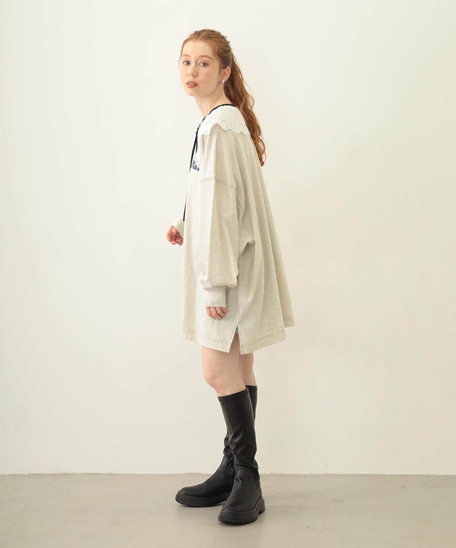 MULTI RUFFLE COLLAR BLOUSE