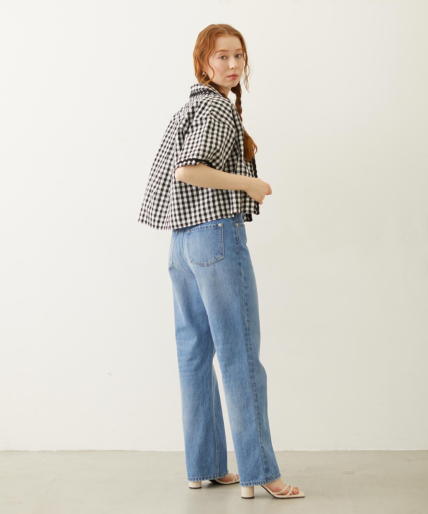 STRAIGHT DENIM PANTS