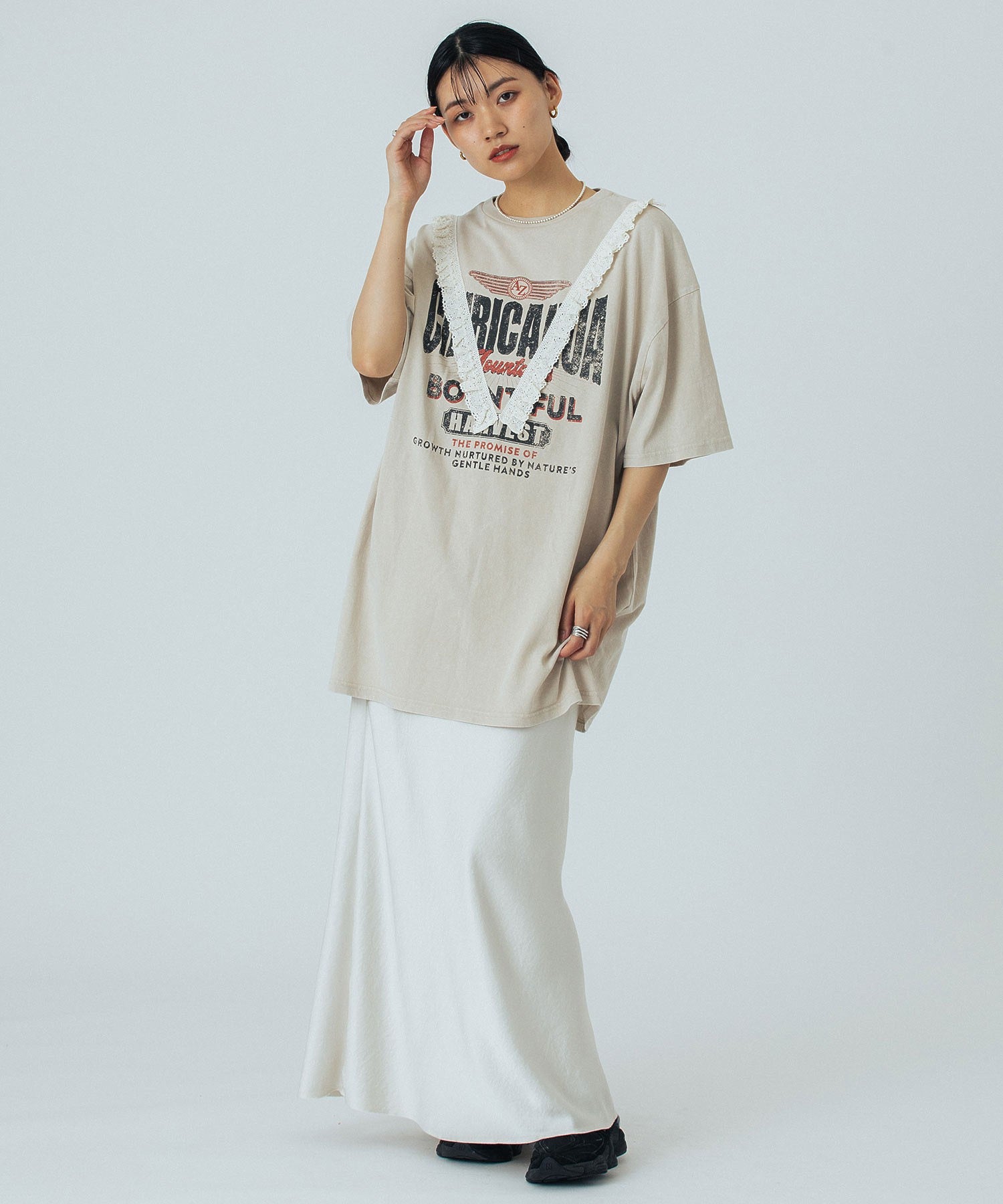 model:167cm 着用サイズ:M