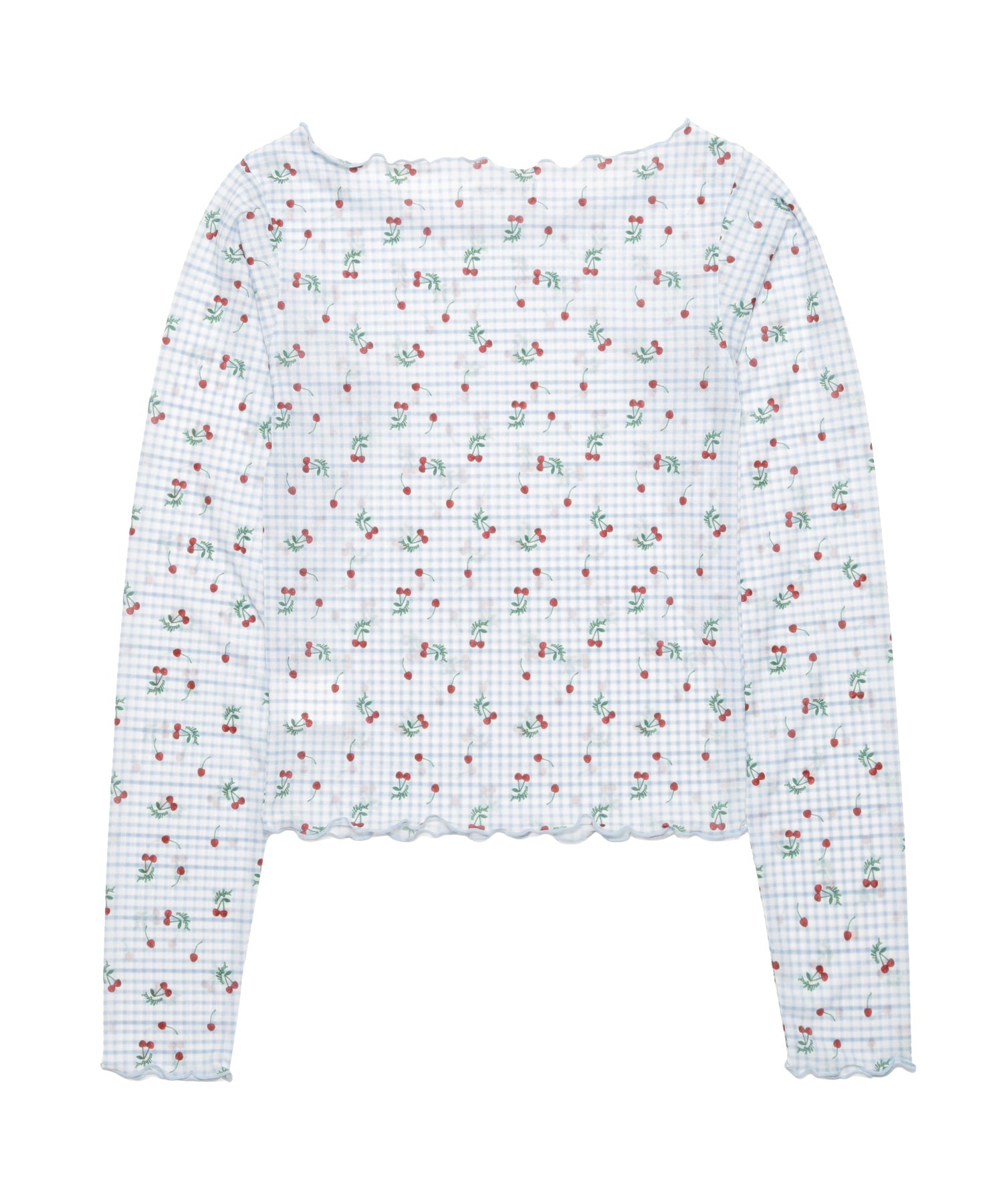 CHERRY MESH TOP