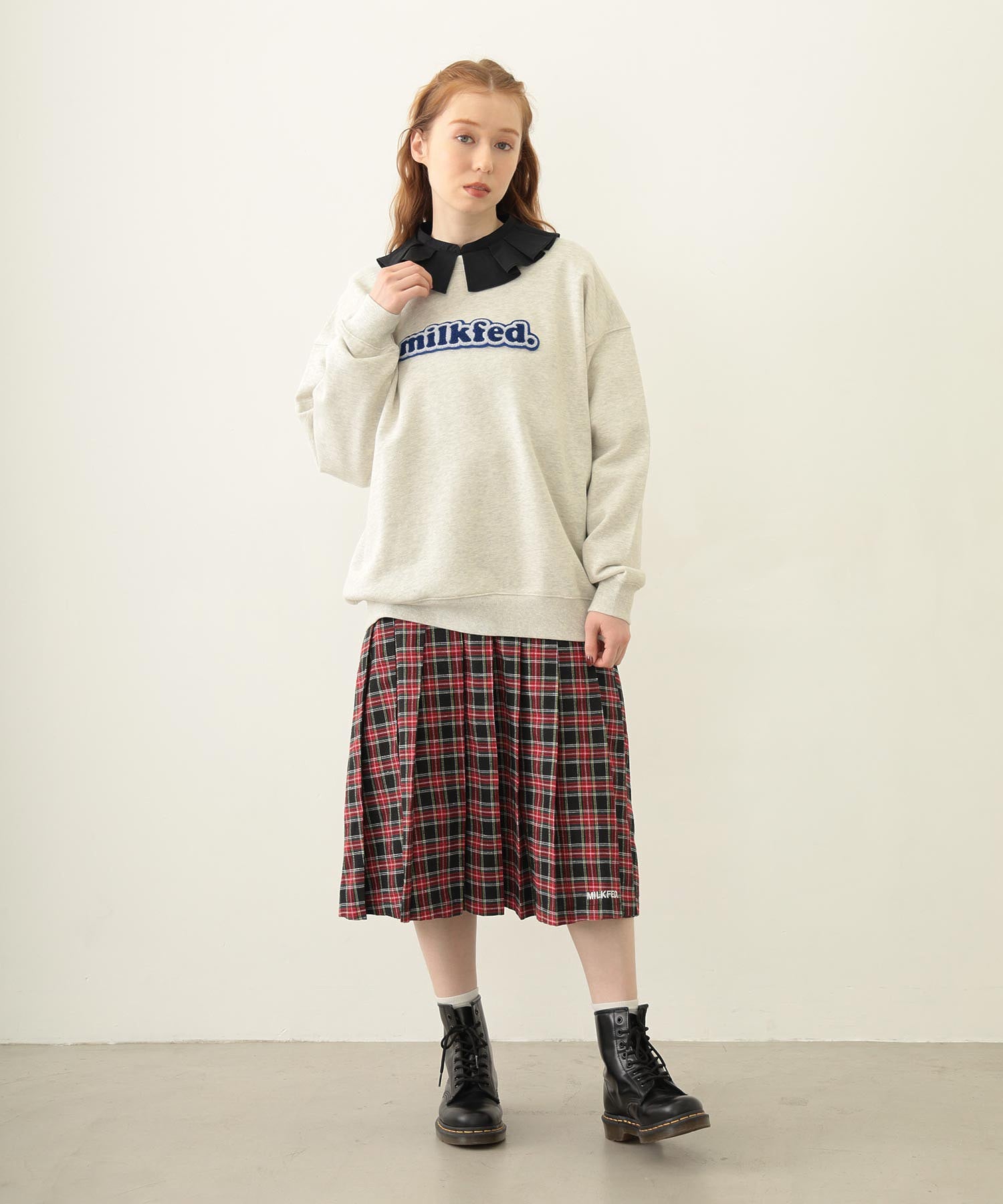 COOPER LOGO WIDE CREW SWEAT TOP