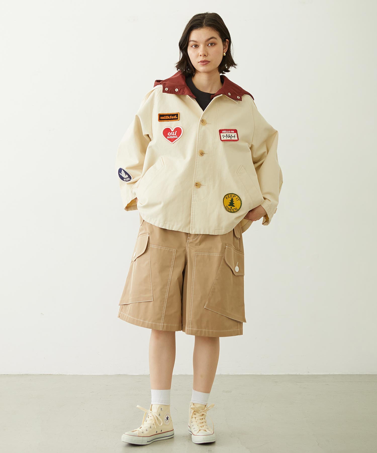 PATCH HOODED JACKET