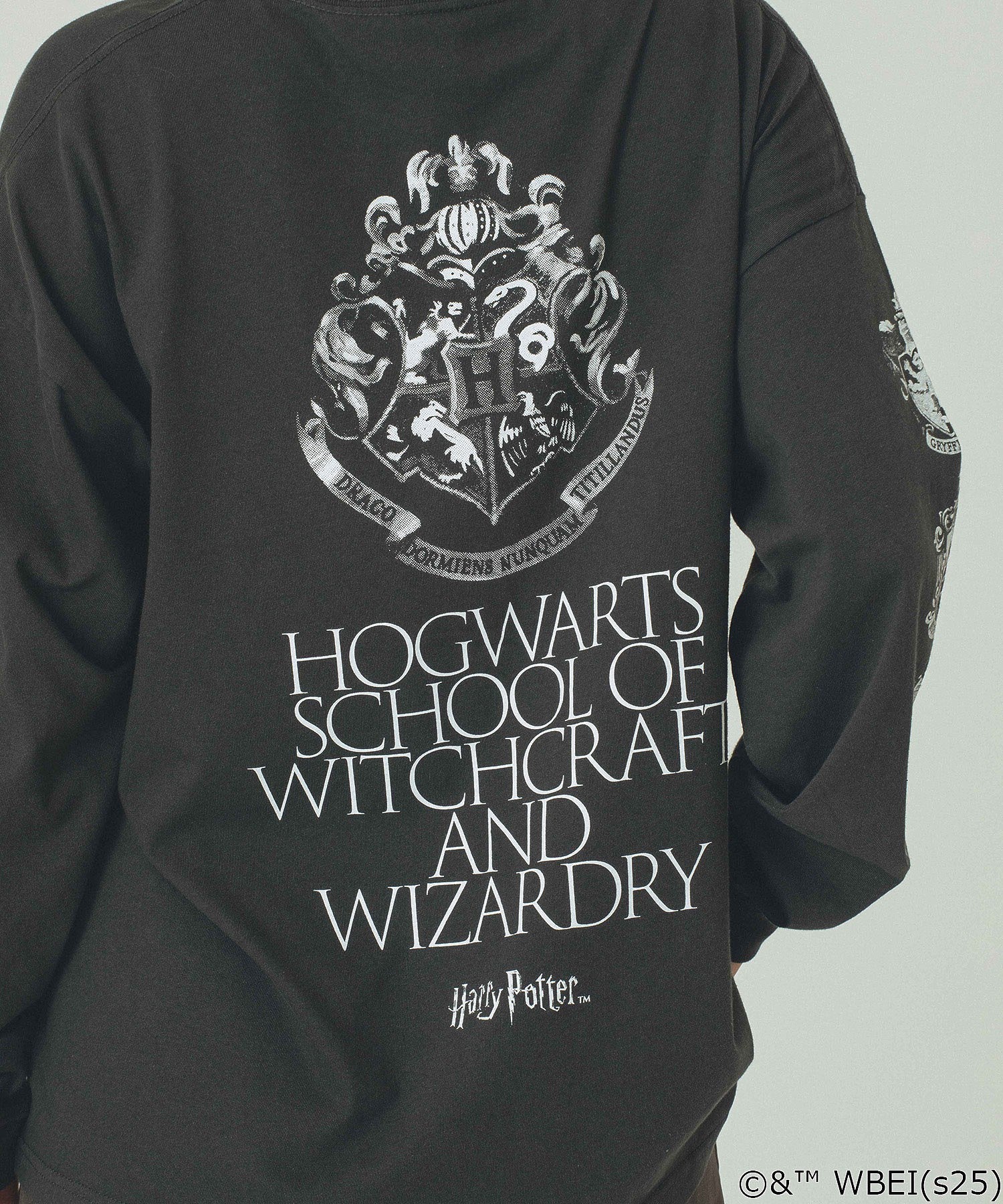 【Sサイズのみ期間限定受注生産】COLSUN/HOGWARTS SCHOOL L/S TEE
