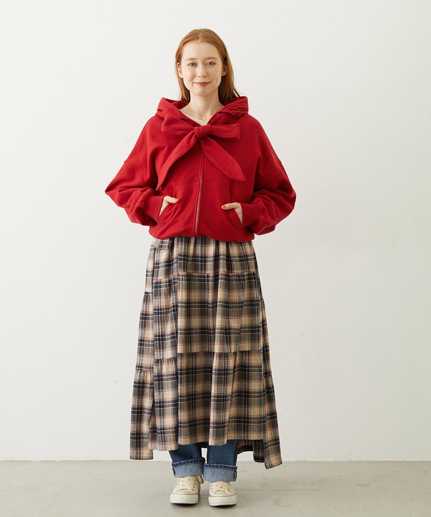 APRON TIERED DRESS