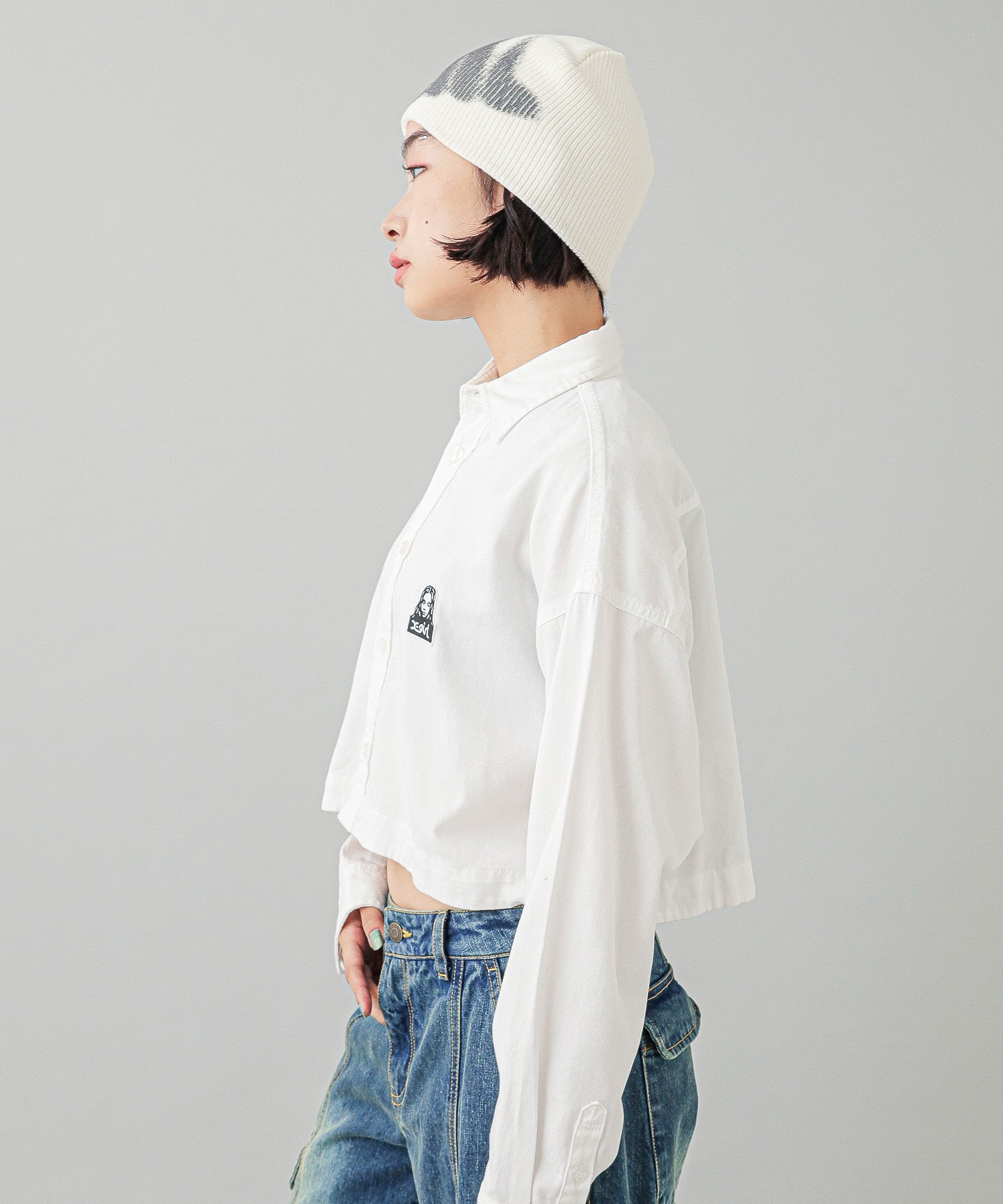 FACE 2WAY LENGTH L/S SHIRT