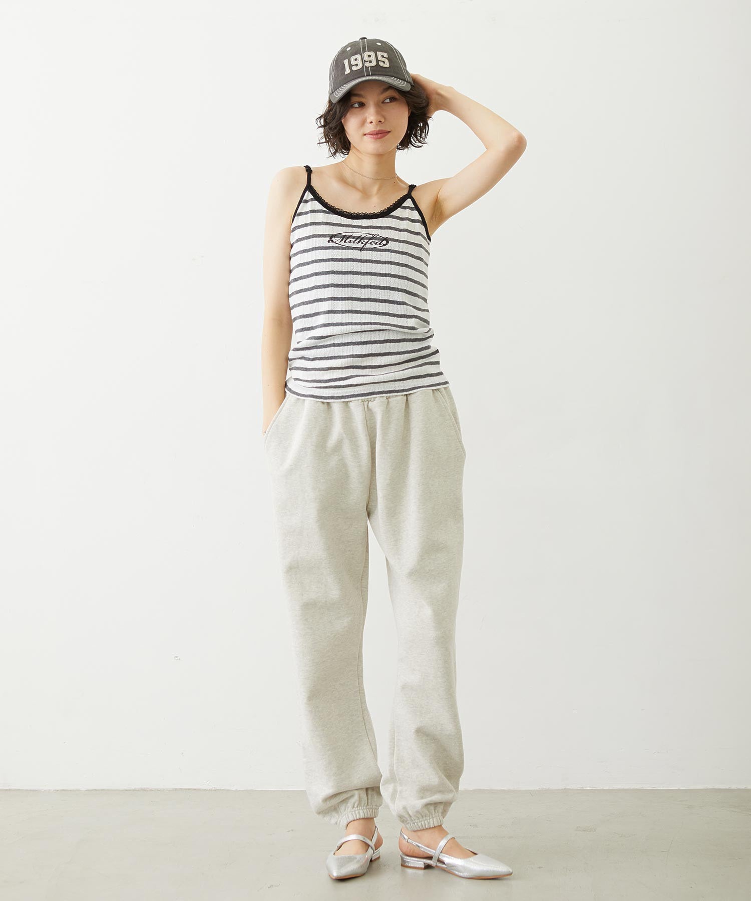 OVAL LOGO LACE CAMISOLE