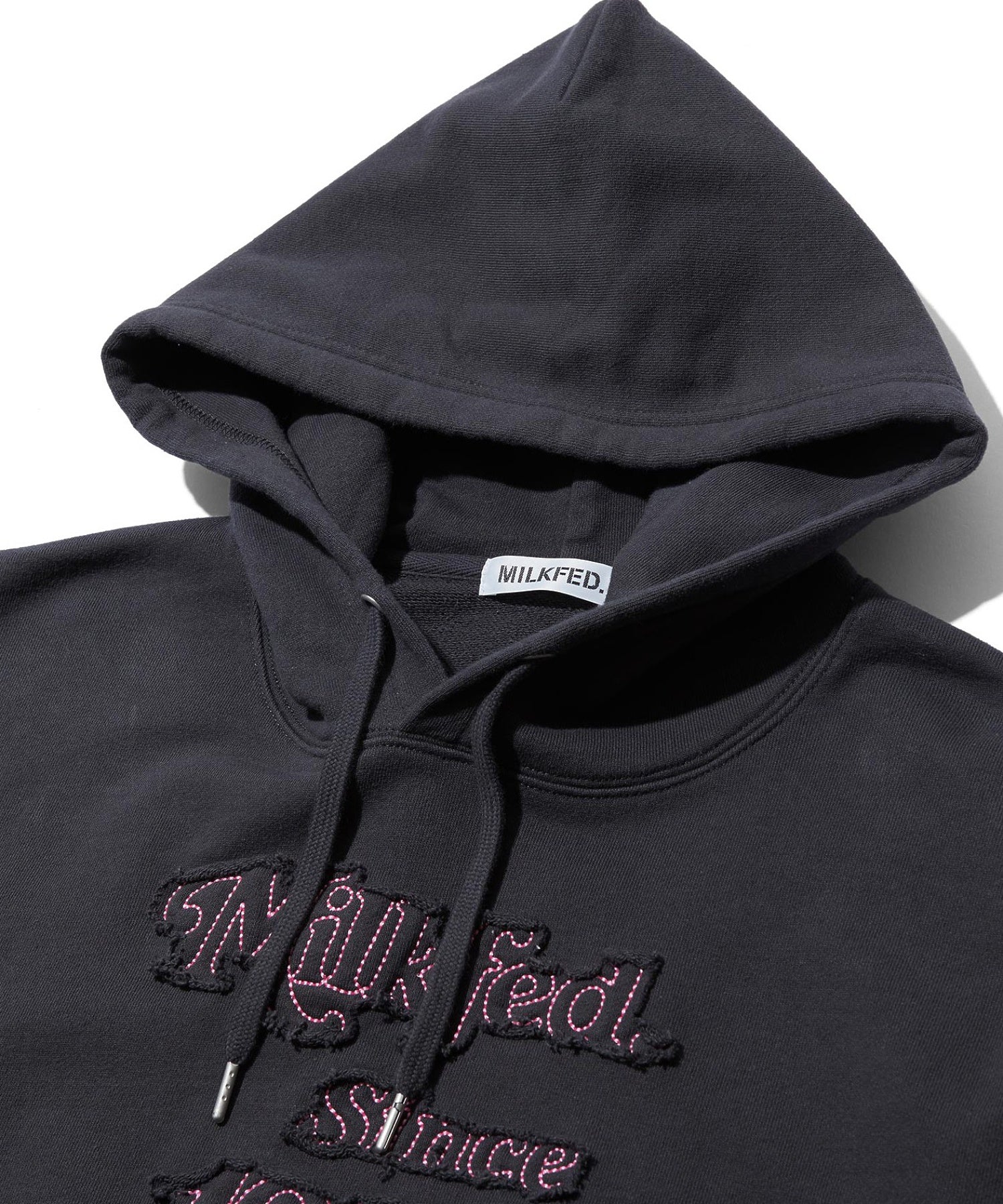 STITCHED LOGO SWEAT HOODIE