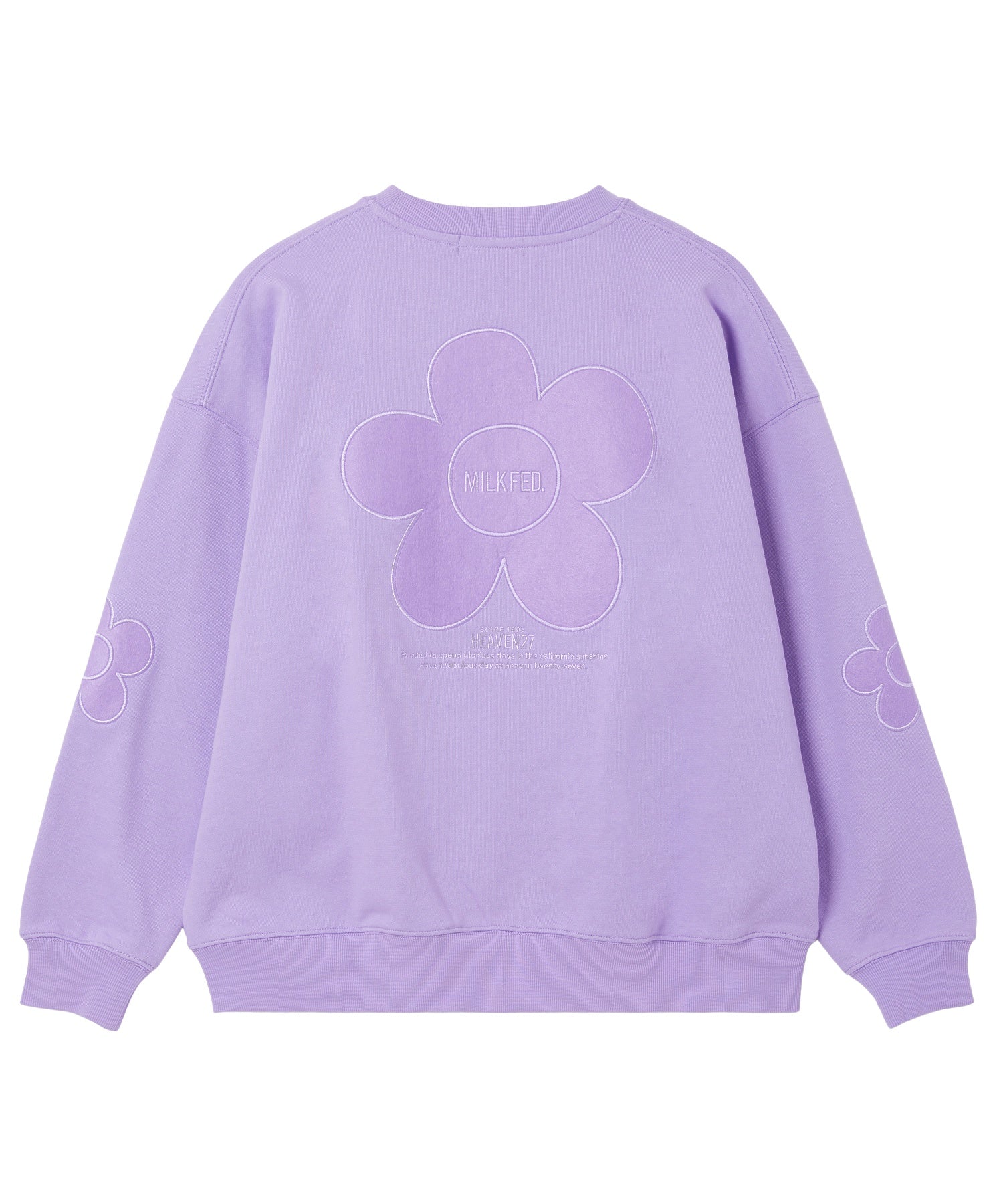 FLOWER ELBOW PATCH SWEAT TOP