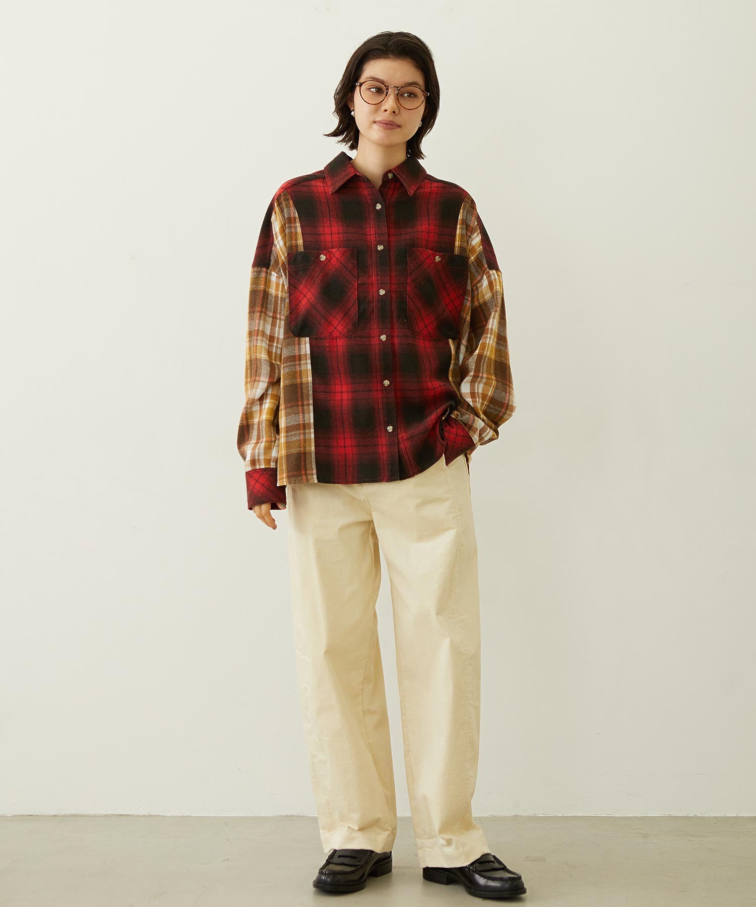 WORK STYLE CORDUROY PANTS