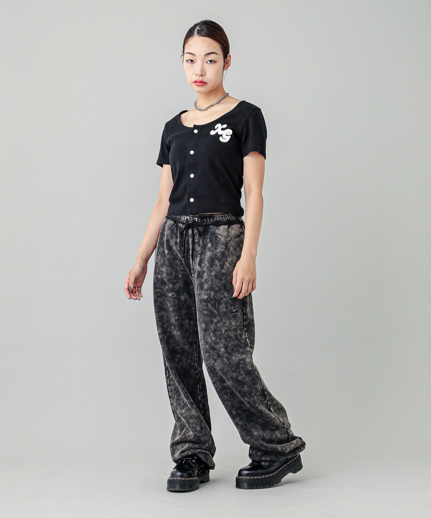CHENILLE EMBROIDERED LOGO CARDIGAN