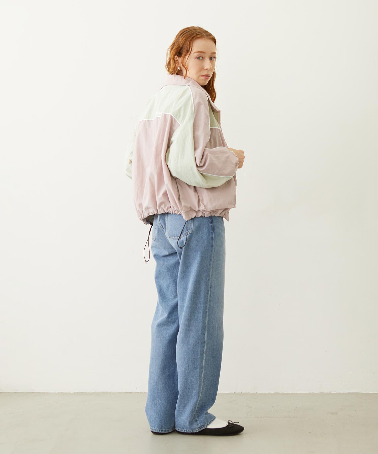 CUTOUT LOGO TRACK JACKET