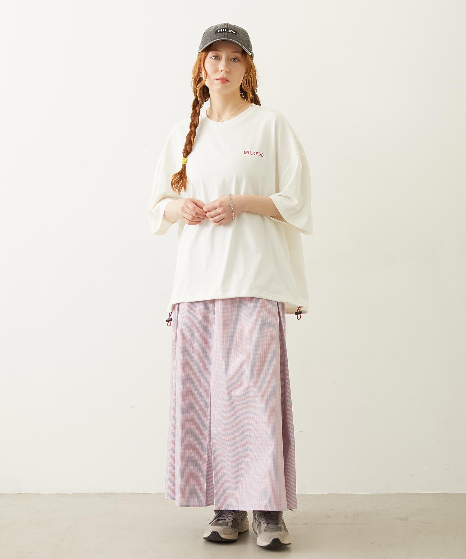 MILKFED. DRAWSTRING BIG S/S TEE