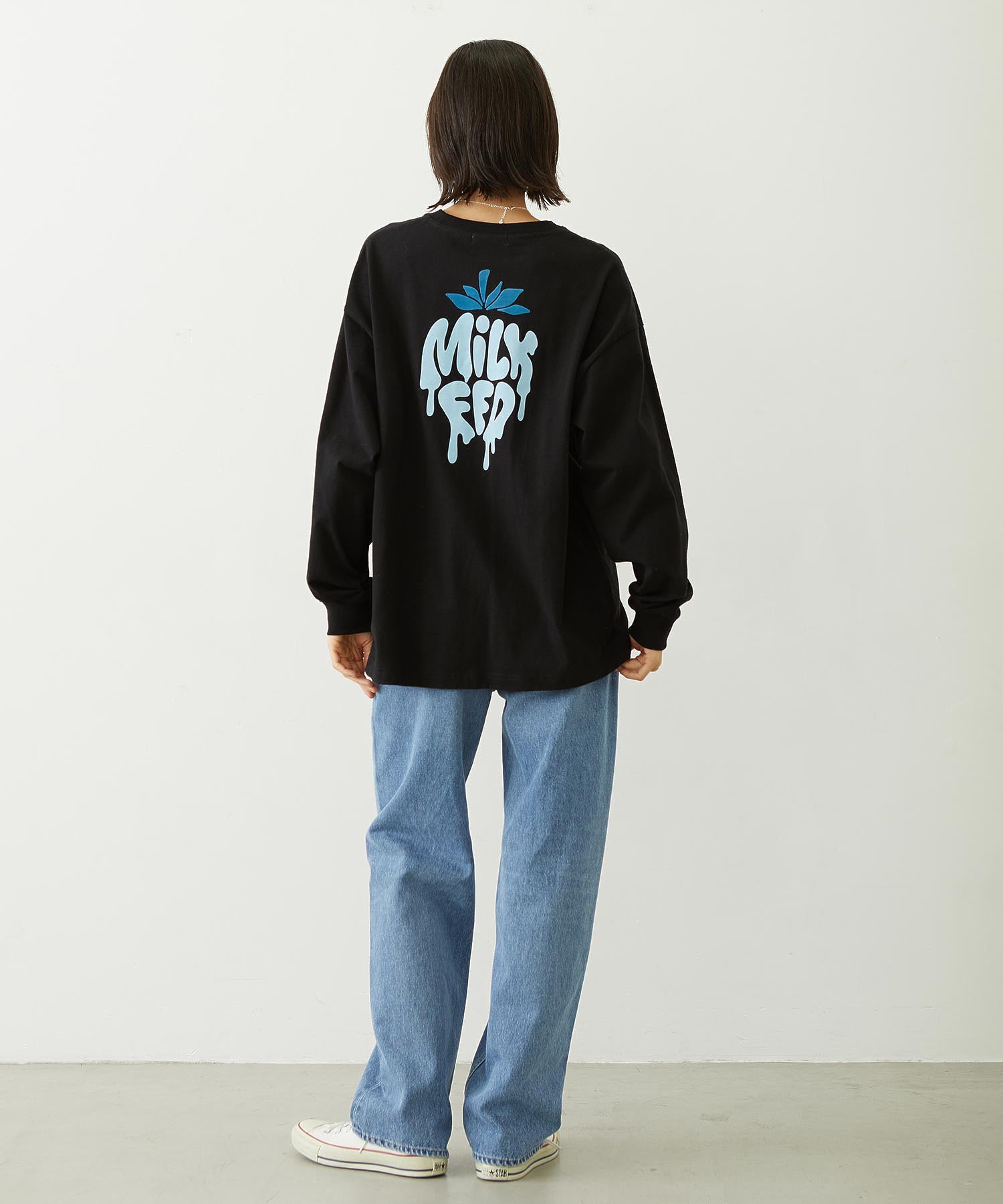 MELTY STRAWBERRY WIDE L/S TEE