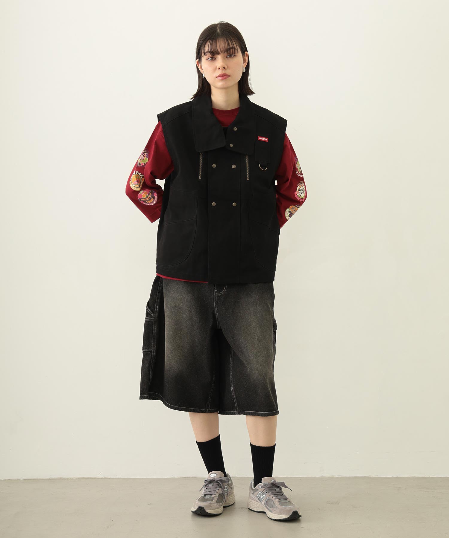 70S LOGO THREE QUARTER SLEEVE TOP