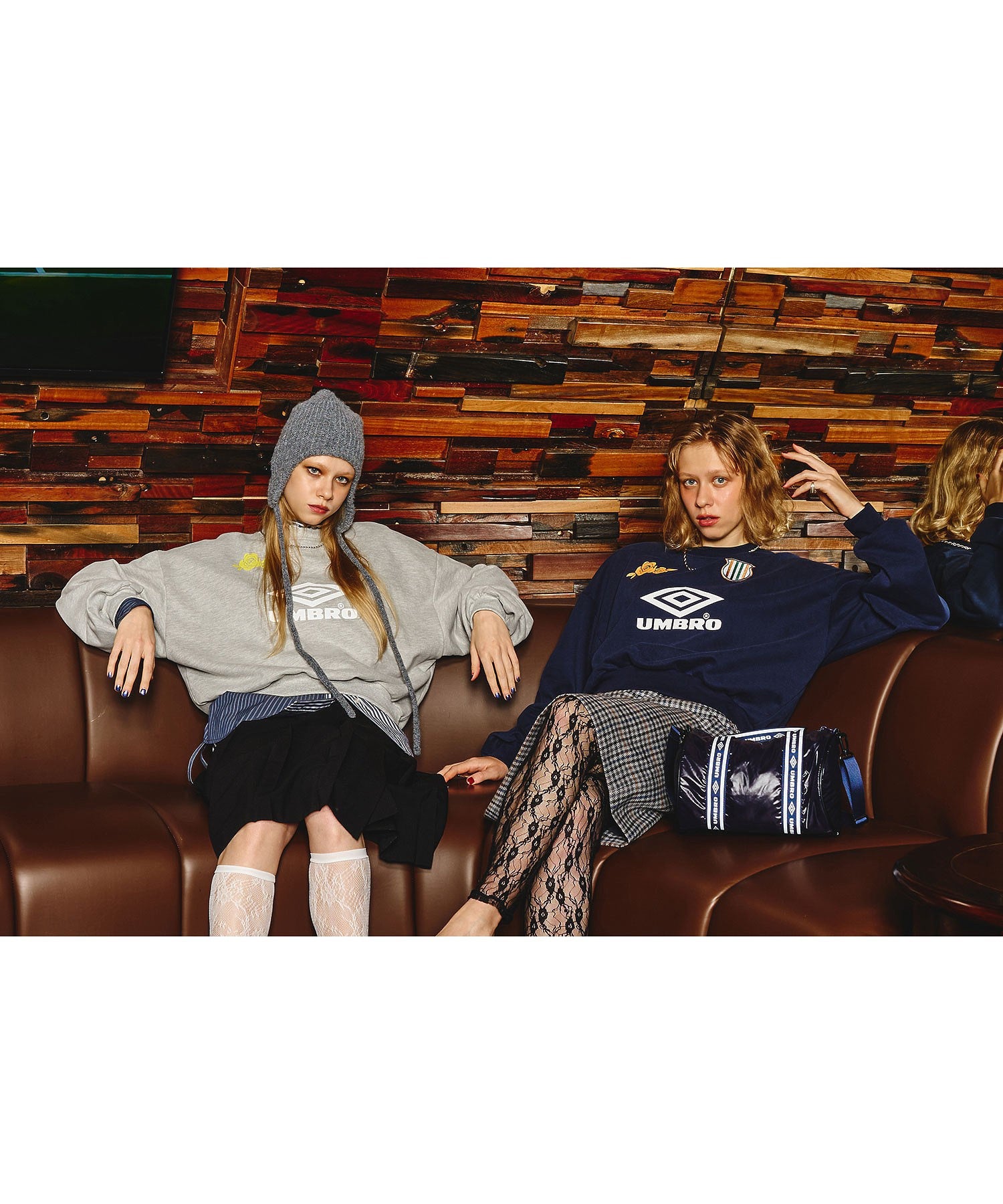 UMBRO×ROSE BUD/DOUBLE DIAMOND SWEATSHIRT