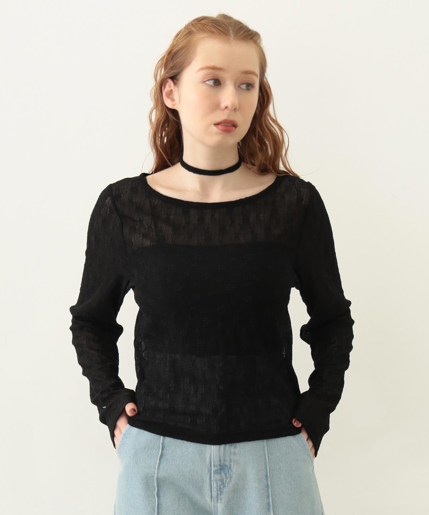 LACE L/S TOP