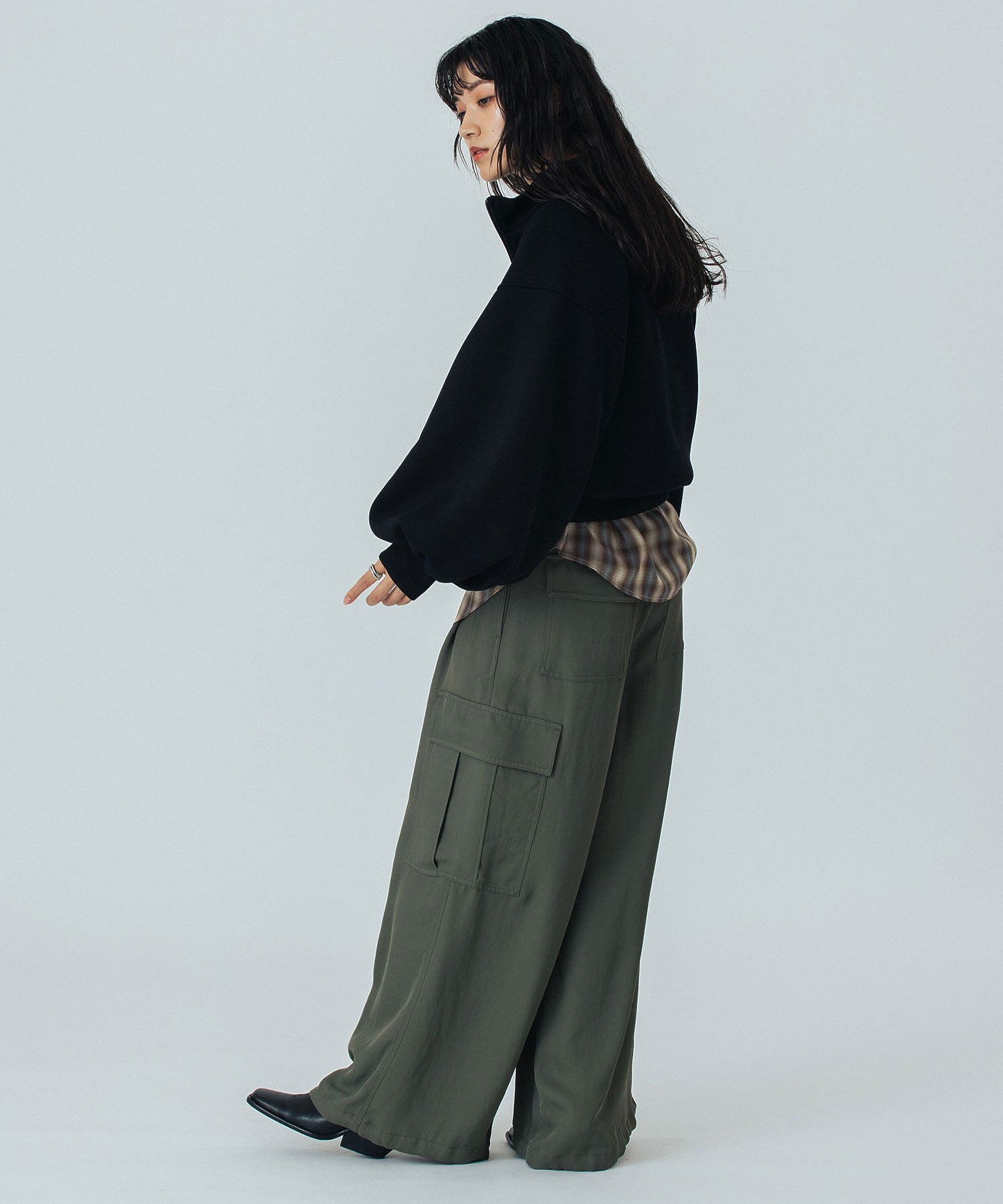 model:167cm 着用サイズ:S