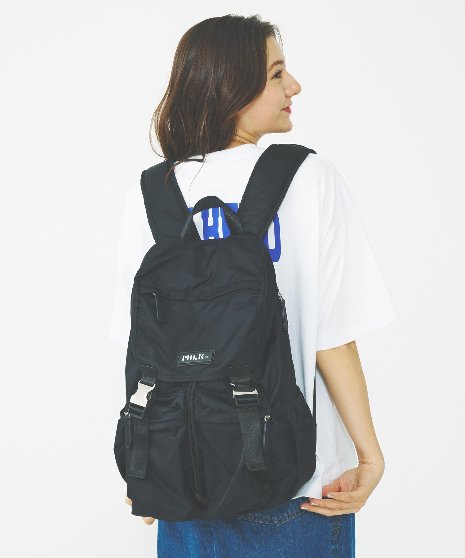 LOGO PLATE BACKPACK MILKFED.