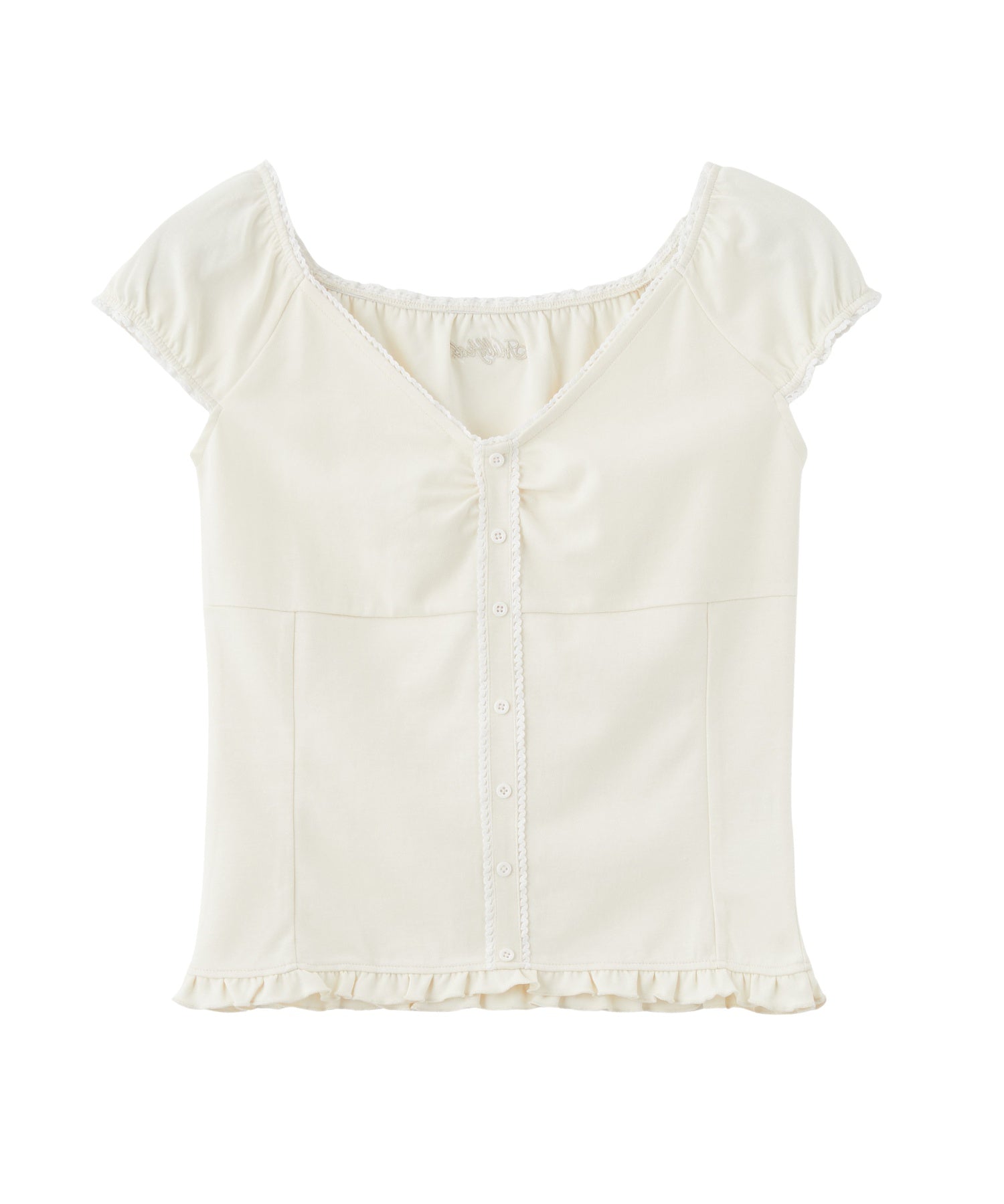 FRILL CAP SLEEVE TOP