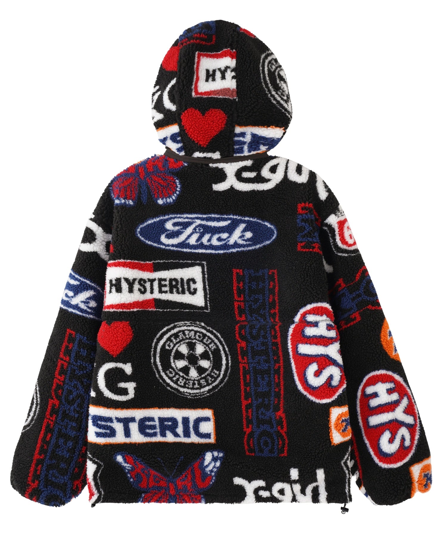 X-girl x HYSTERIC GLAMOUR REVERSIBLE BOA JACKET