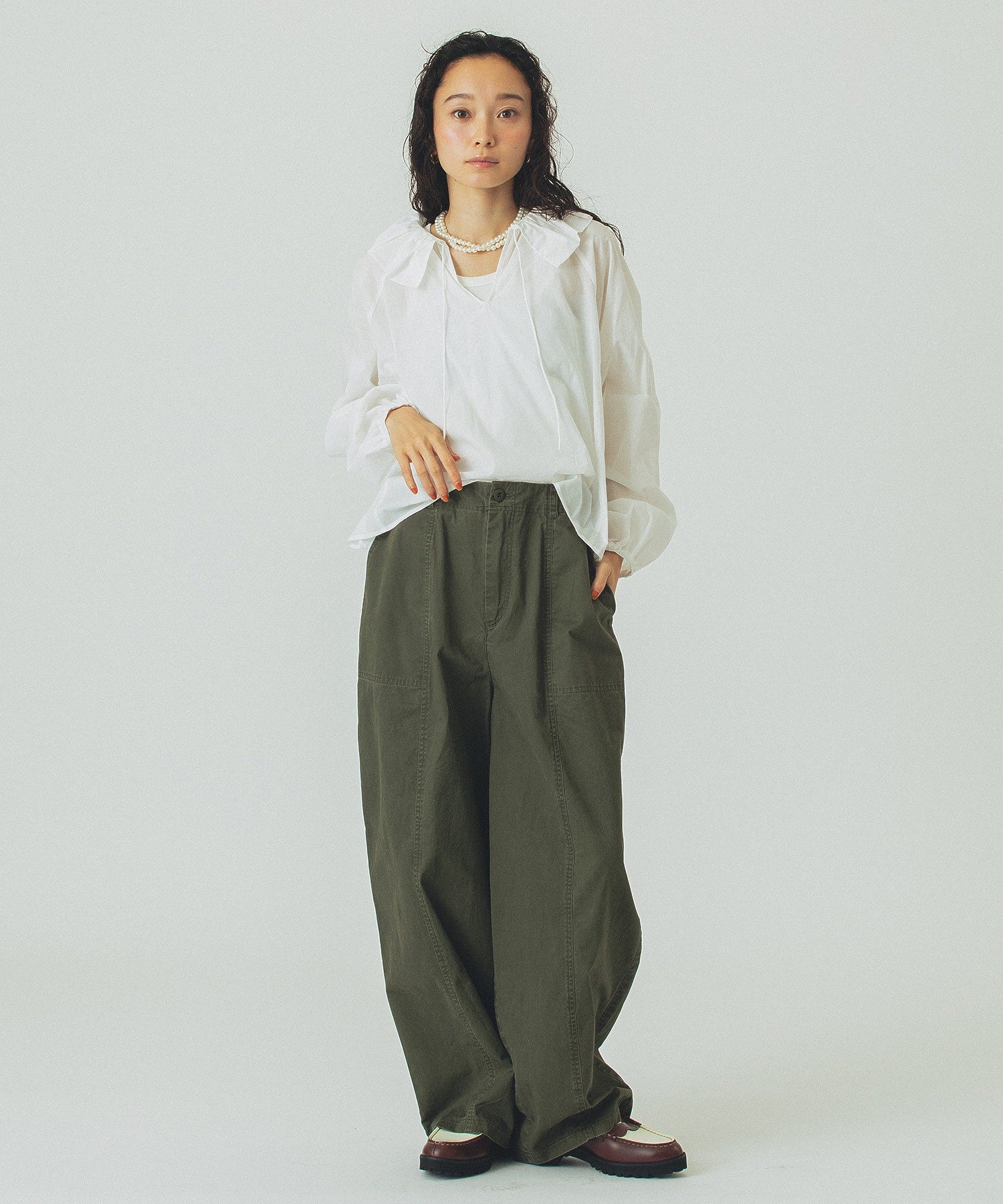 model:161cm 着用サイズ:S