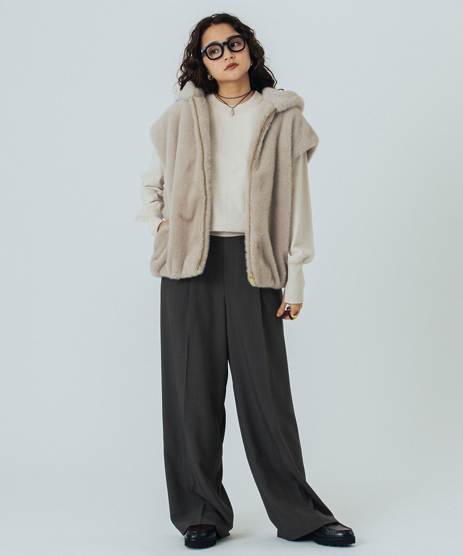 model:160cm 着用サイズ:ONE SIZE