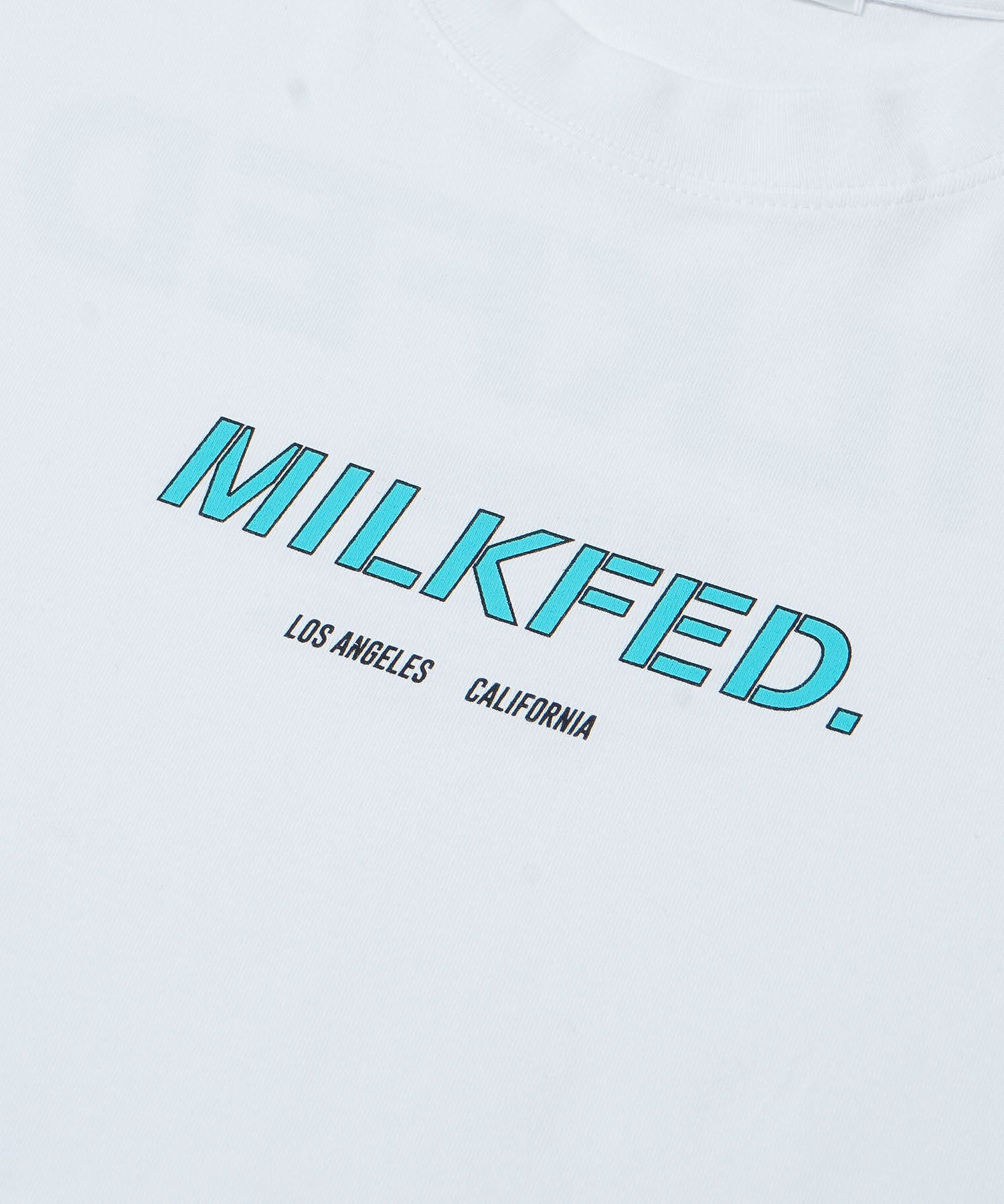 WIDE S/S TEE SLANTED STENCIL MILKFED.