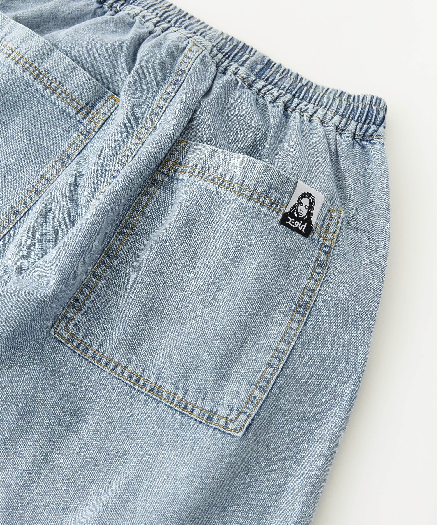 FACE LABEL EASY PANTS