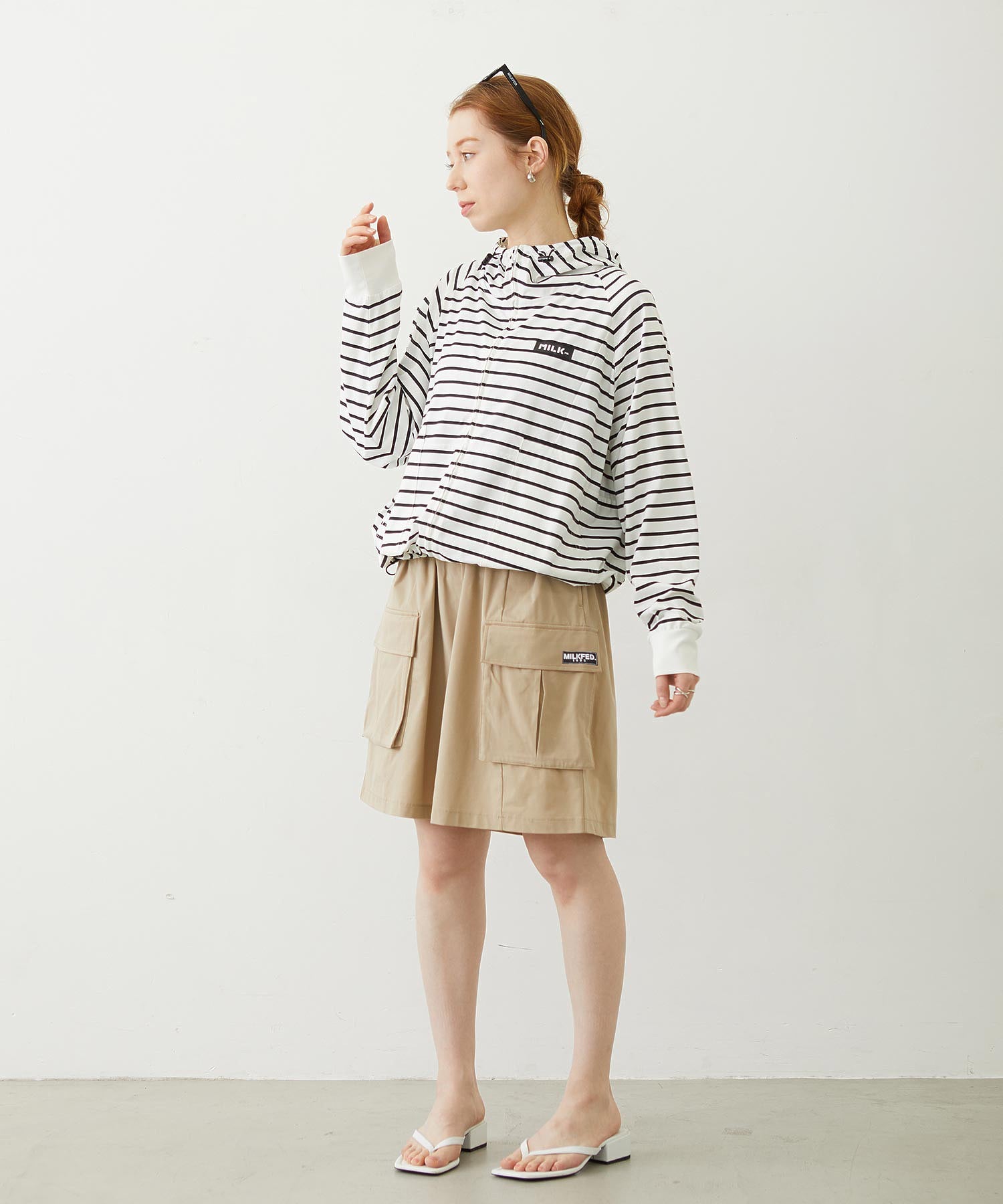 RASH GUARD ZIP HOODIE