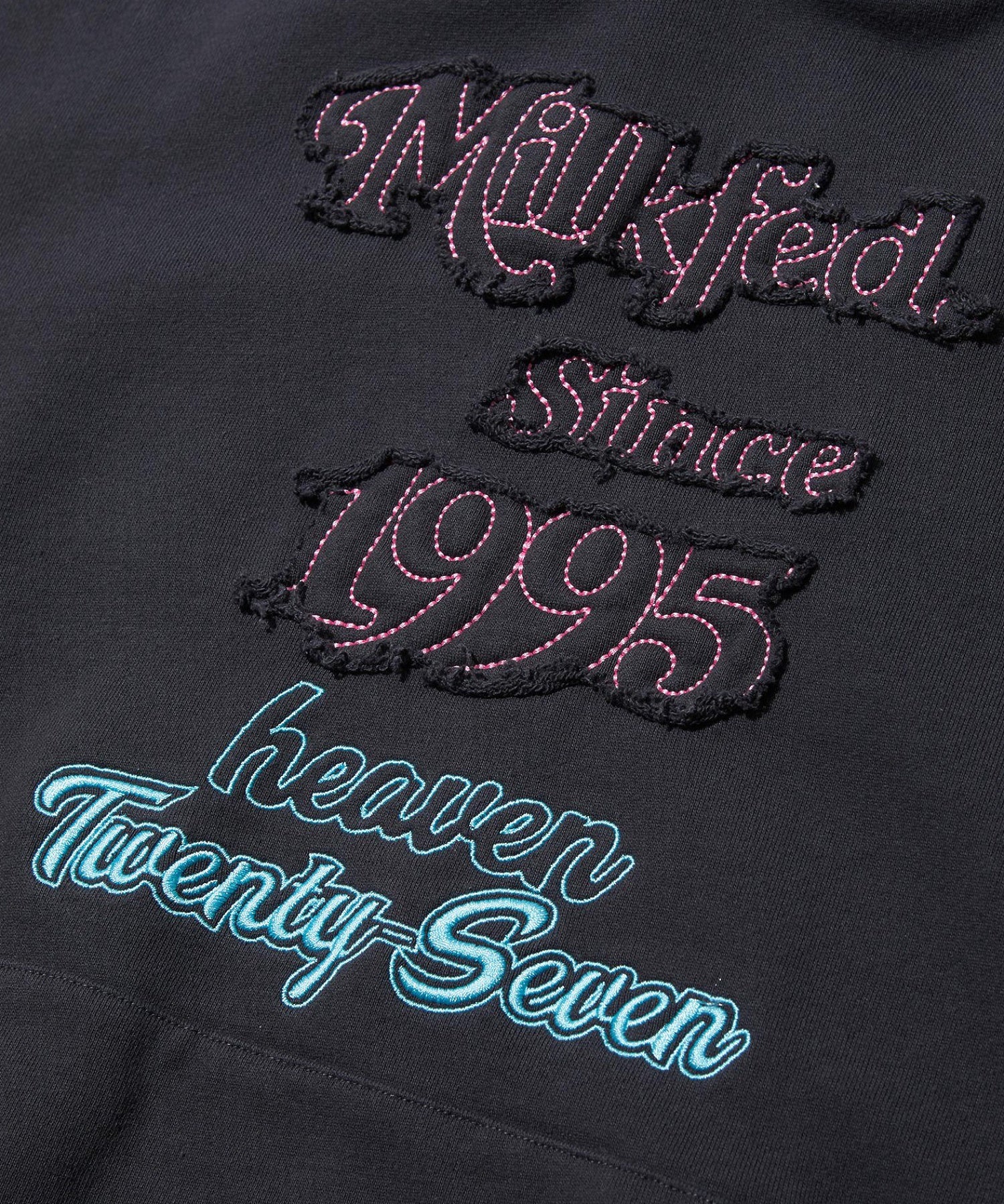 STITCHED LOGO SWEAT HOODIE