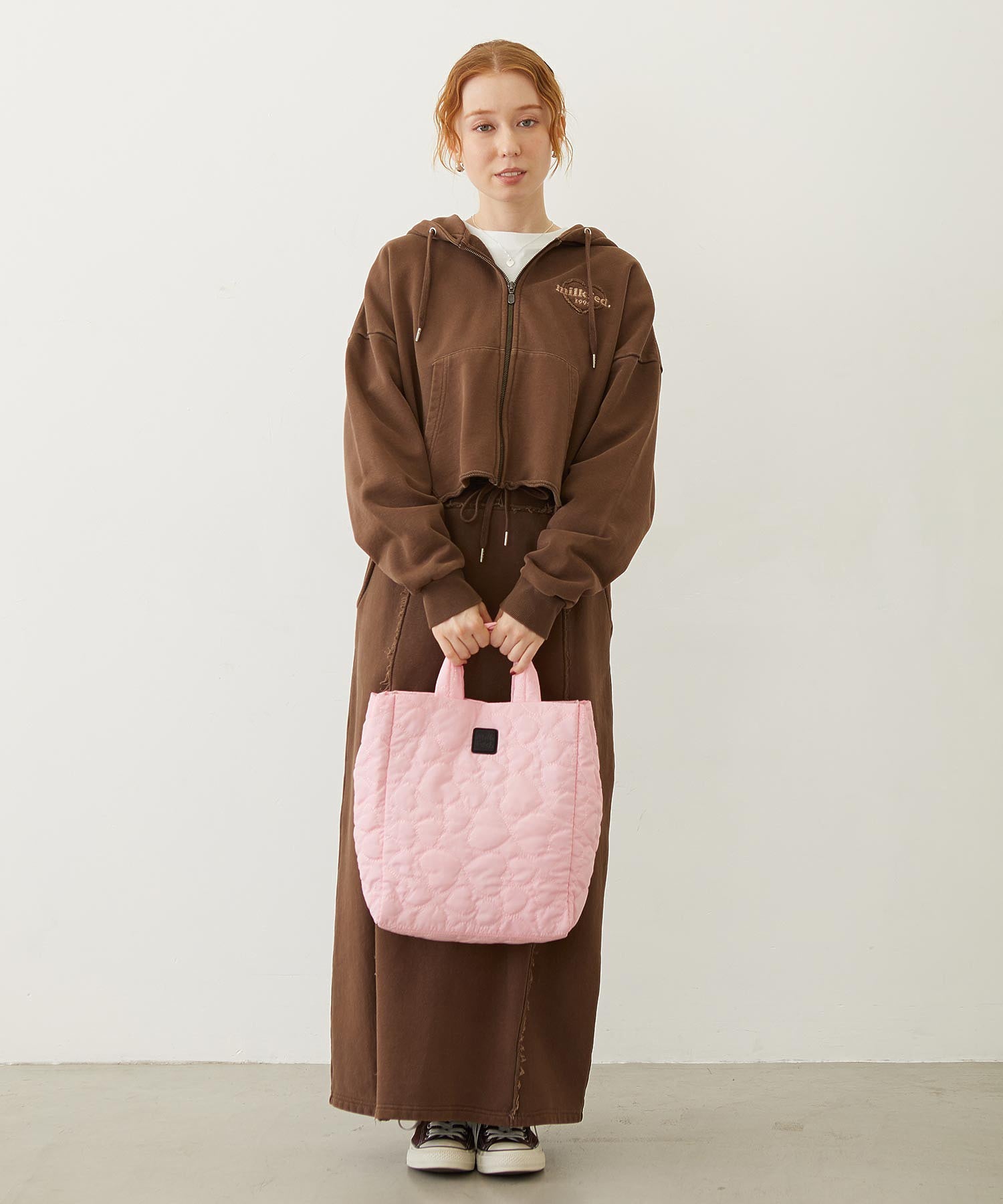 HEART QUILTED BAG