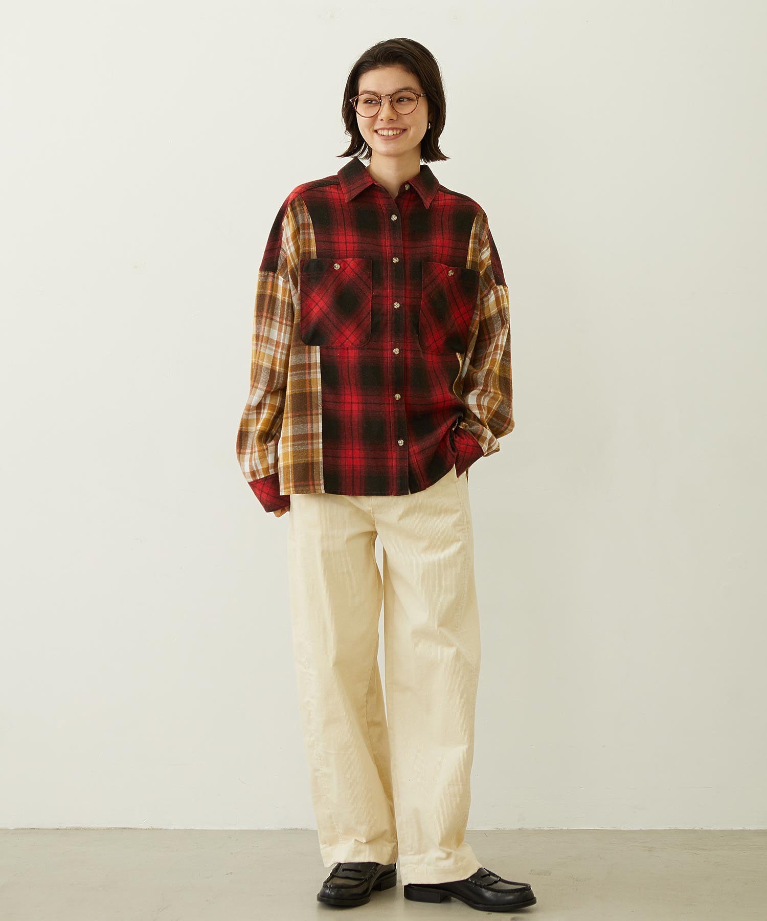 WORK STYLE CORDUROY PANTS