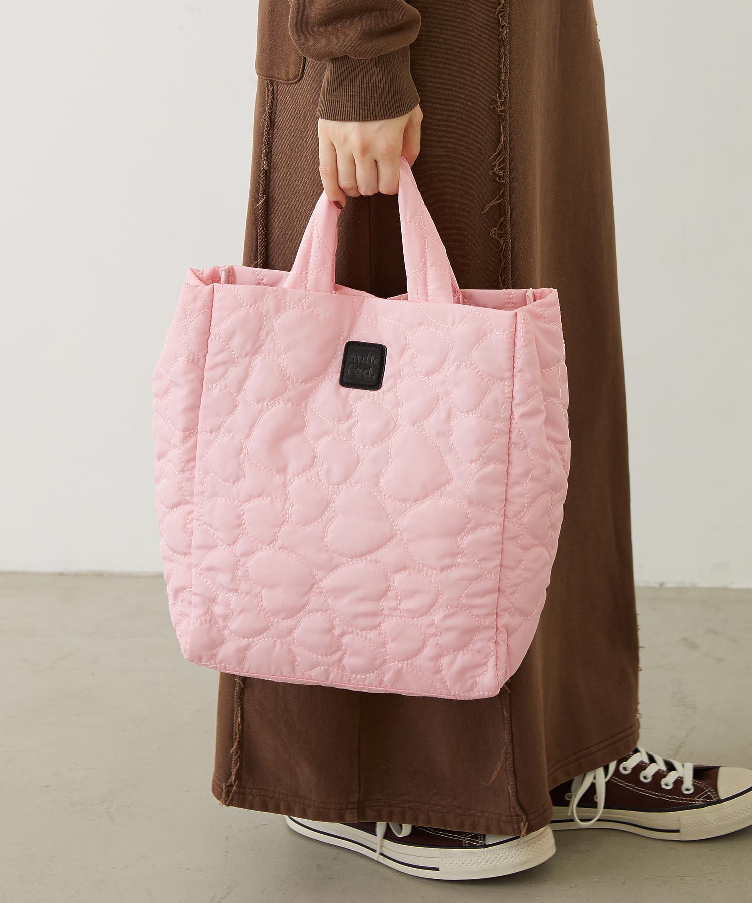 HEART QUILTED BAG
