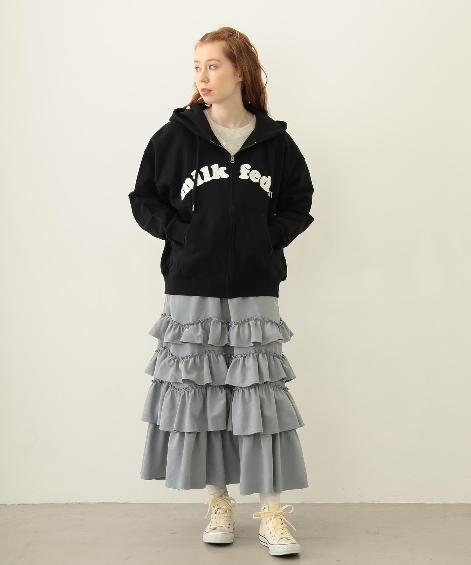 ARCH COOPER LOGO ZIP UP HOODIE