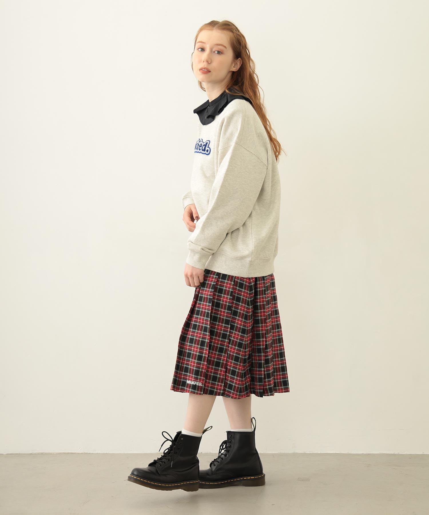 COOPER LOGO WIDE CREW SWEAT TOP